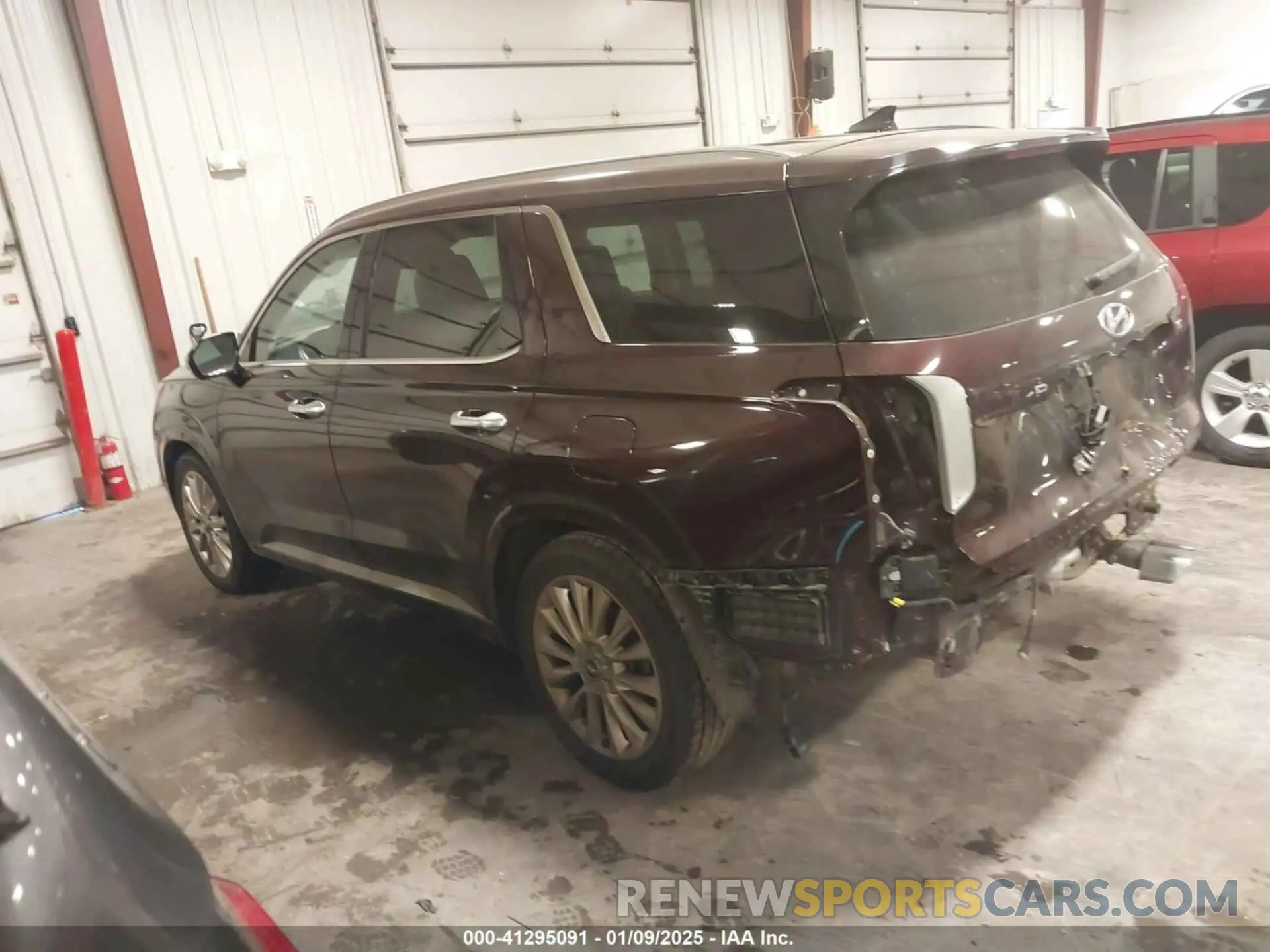 3 Photograph of a damaged car KM8R54HE8LU061380 HYUNDAI PALISADE 2020
