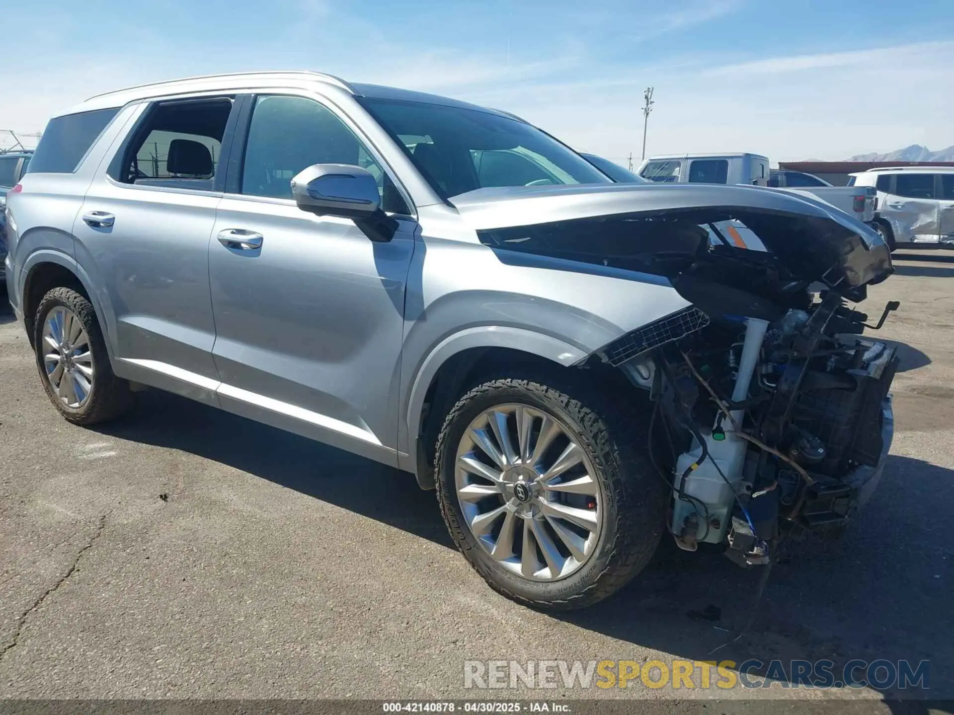 1 Photograph of a damaged car KM8R54HE8LU074260 HYUNDAI PALISADE 2020