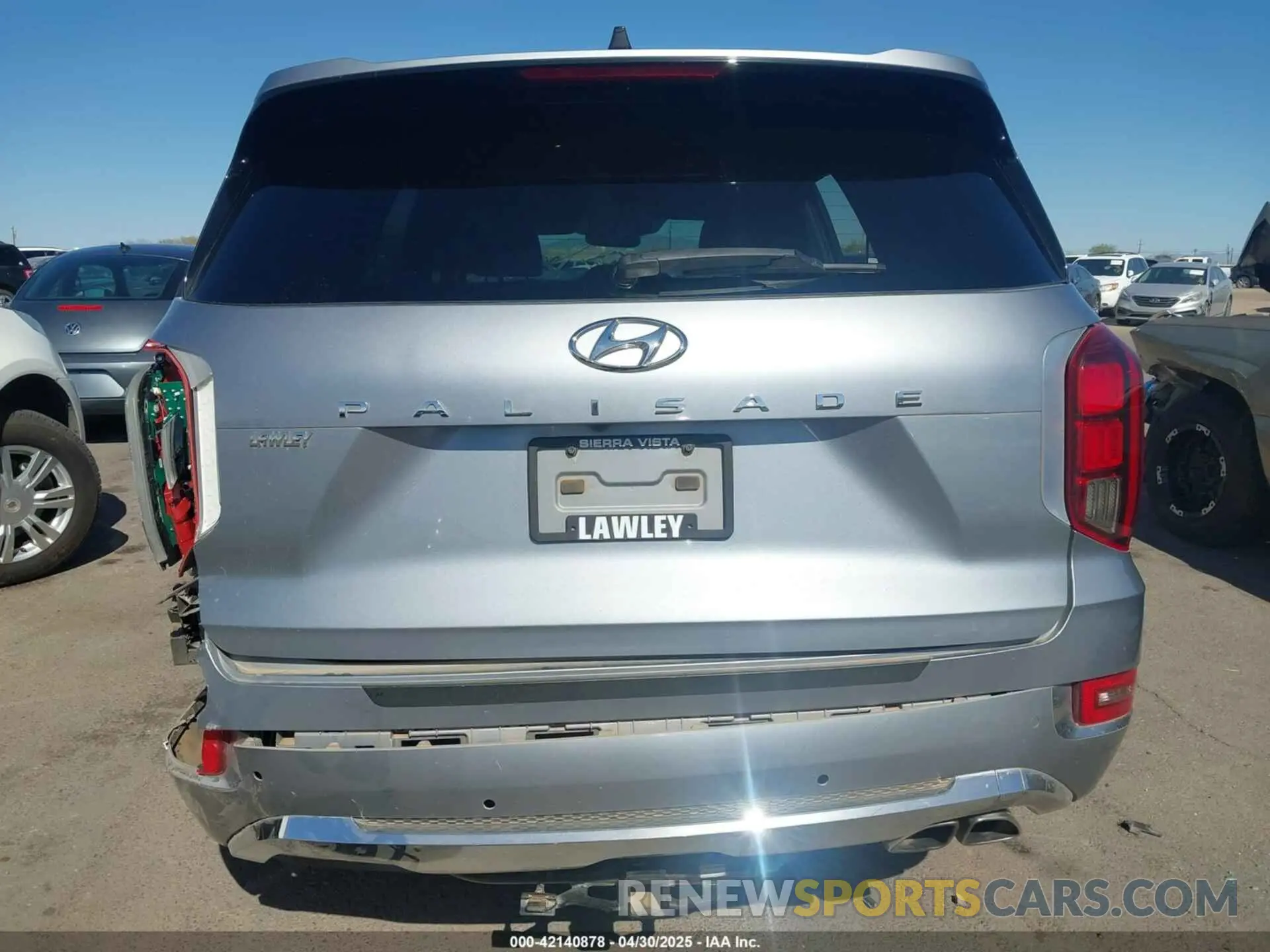 16 Photograph of a damaged car KM8R54HE8LU074260 HYUNDAI PALISADE 2020