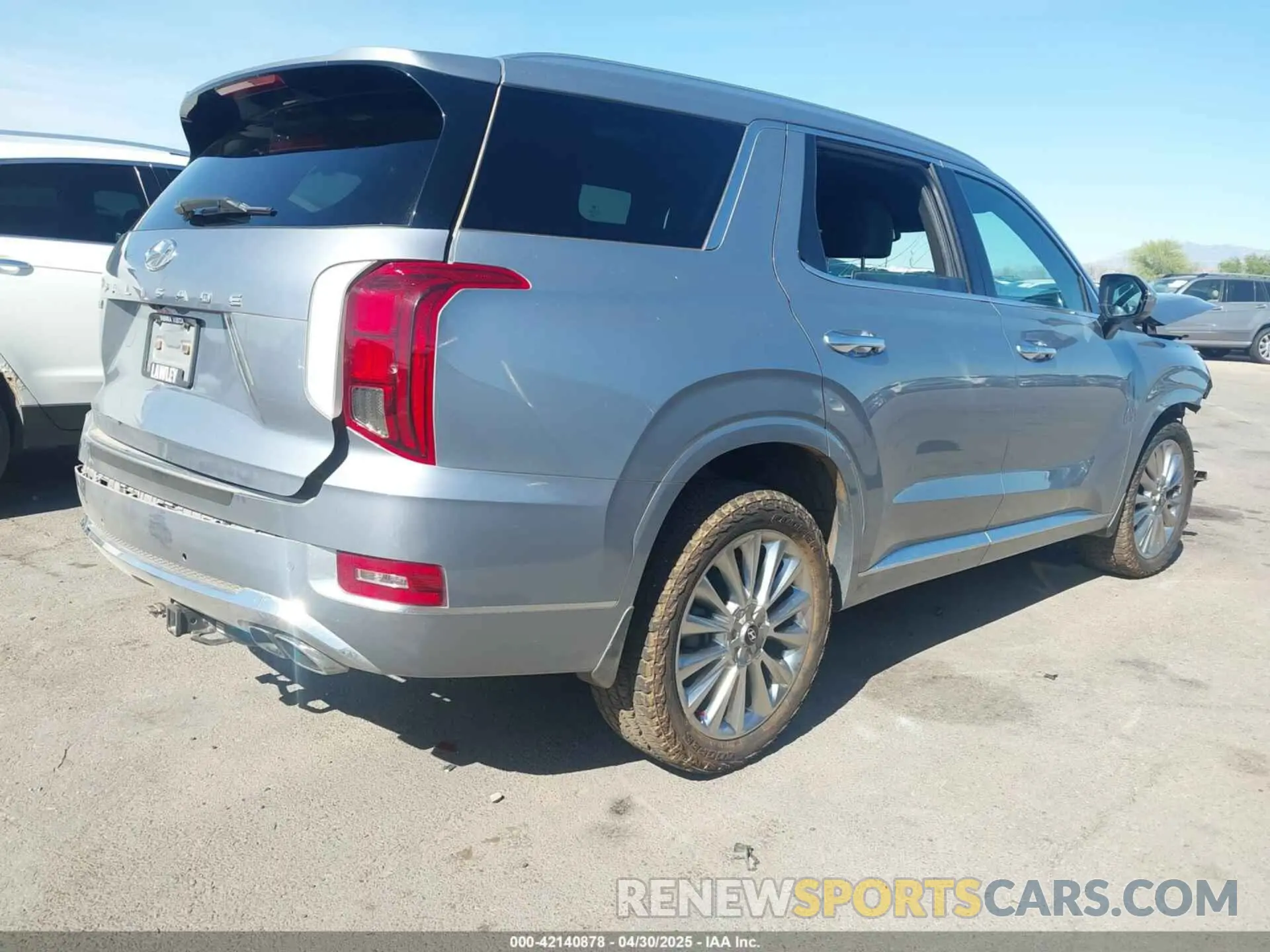 4 Photograph of a damaged car KM8R54HE8LU074260 HYUNDAI PALISADE 2020