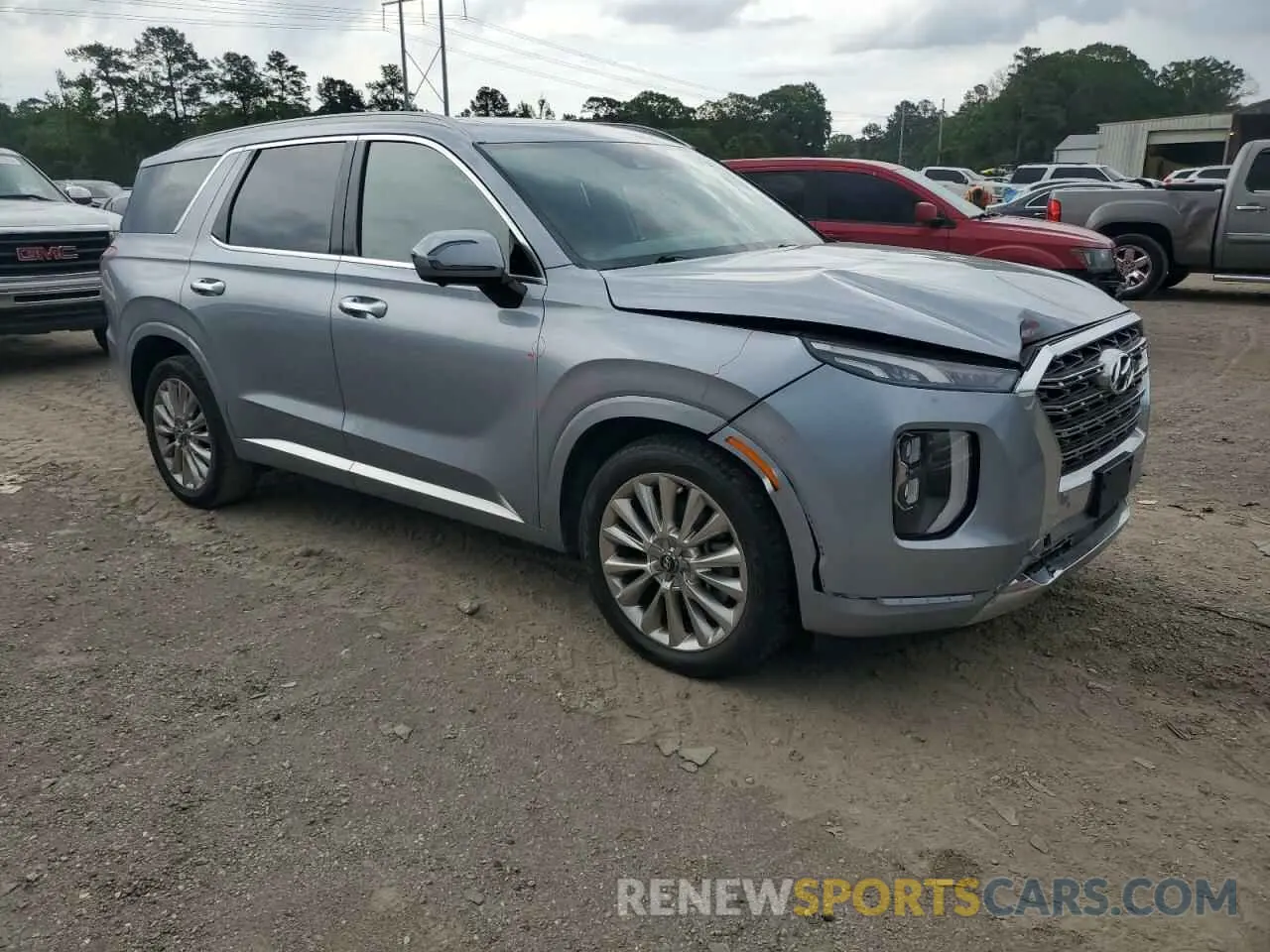 4 Photograph of a damaged car KM8R54HE9LU035421 HYUNDAI PALISADE 2020