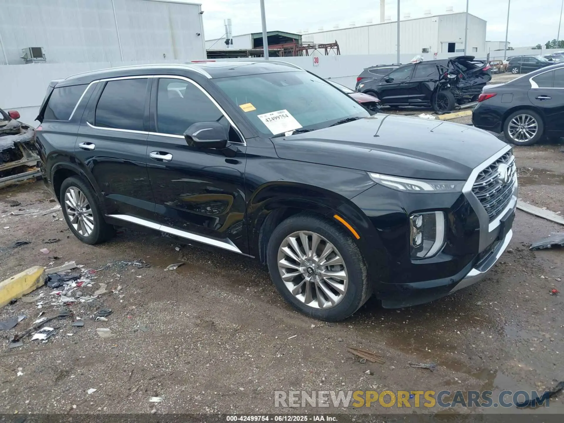 1 Photograph of a damaged car KM8R54HE9LU080908 HYUNDAI PALISADE 2020