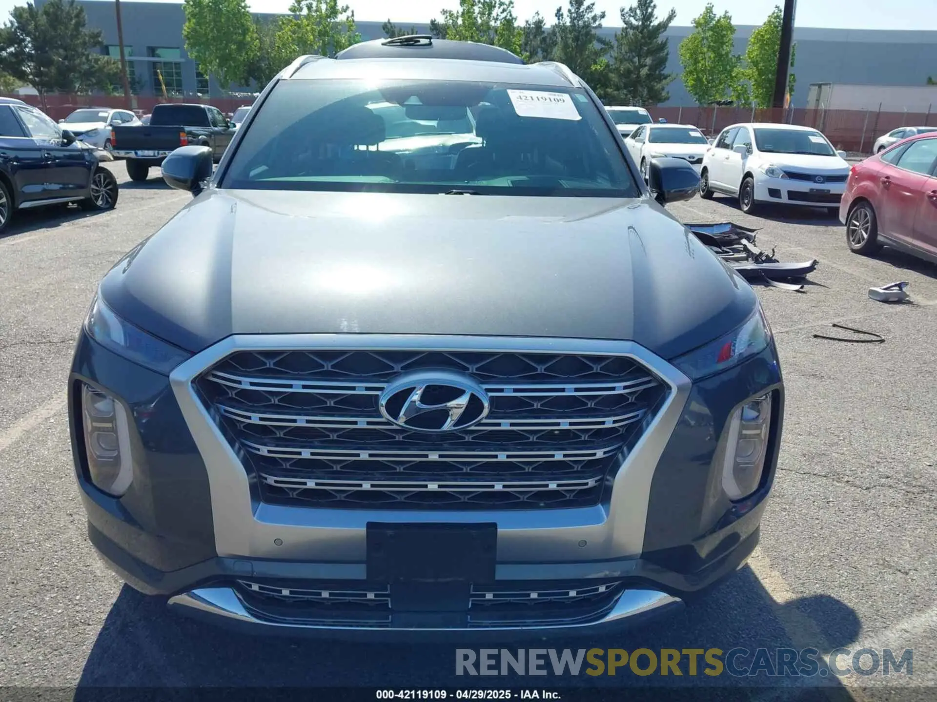 13 Photograph of a damaged car KM8R54HE9LU167434 HYUNDAI PALISADE 2020