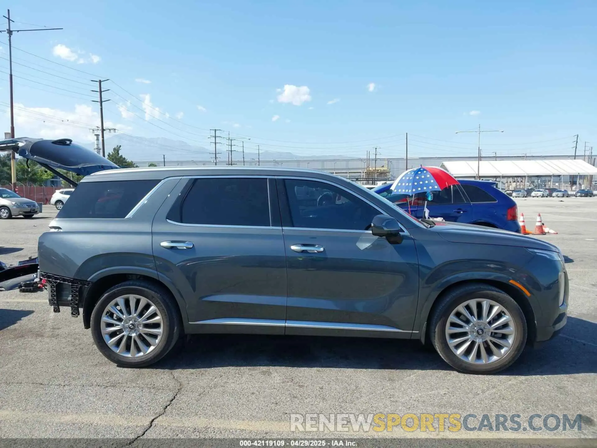 14 Photograph of a damaged car KM8R54HE9LU167434 HYUNDAI PALISADE 2020