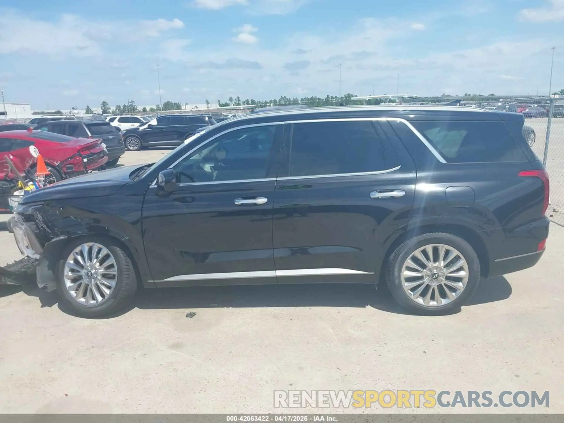 14 Photograph of a damaged car KM8R54HEXLU045374 HYUNDAI PALISADE 2020