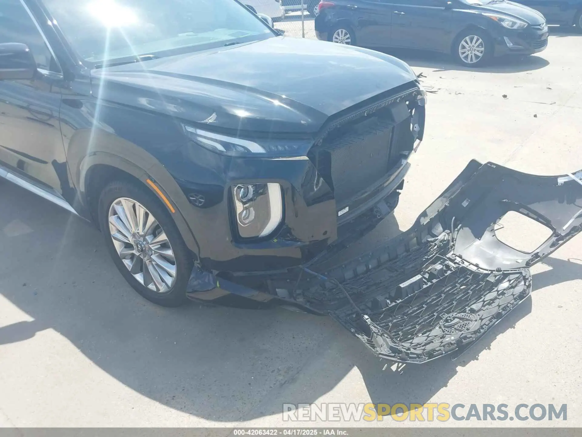 17 Photograph of a damaged car KM8R54HEXLU045374 HYUNDAI PALISADE 2020