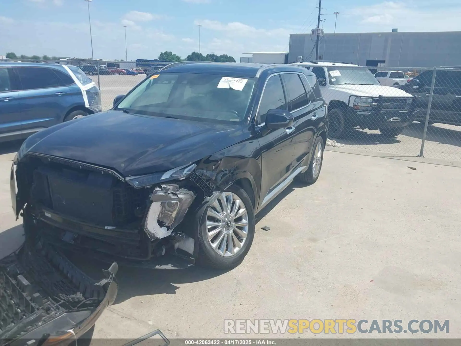 2 Photograph of a damaged car KM8R54HEXLU045374 HYUNDAI PALISADE 2020