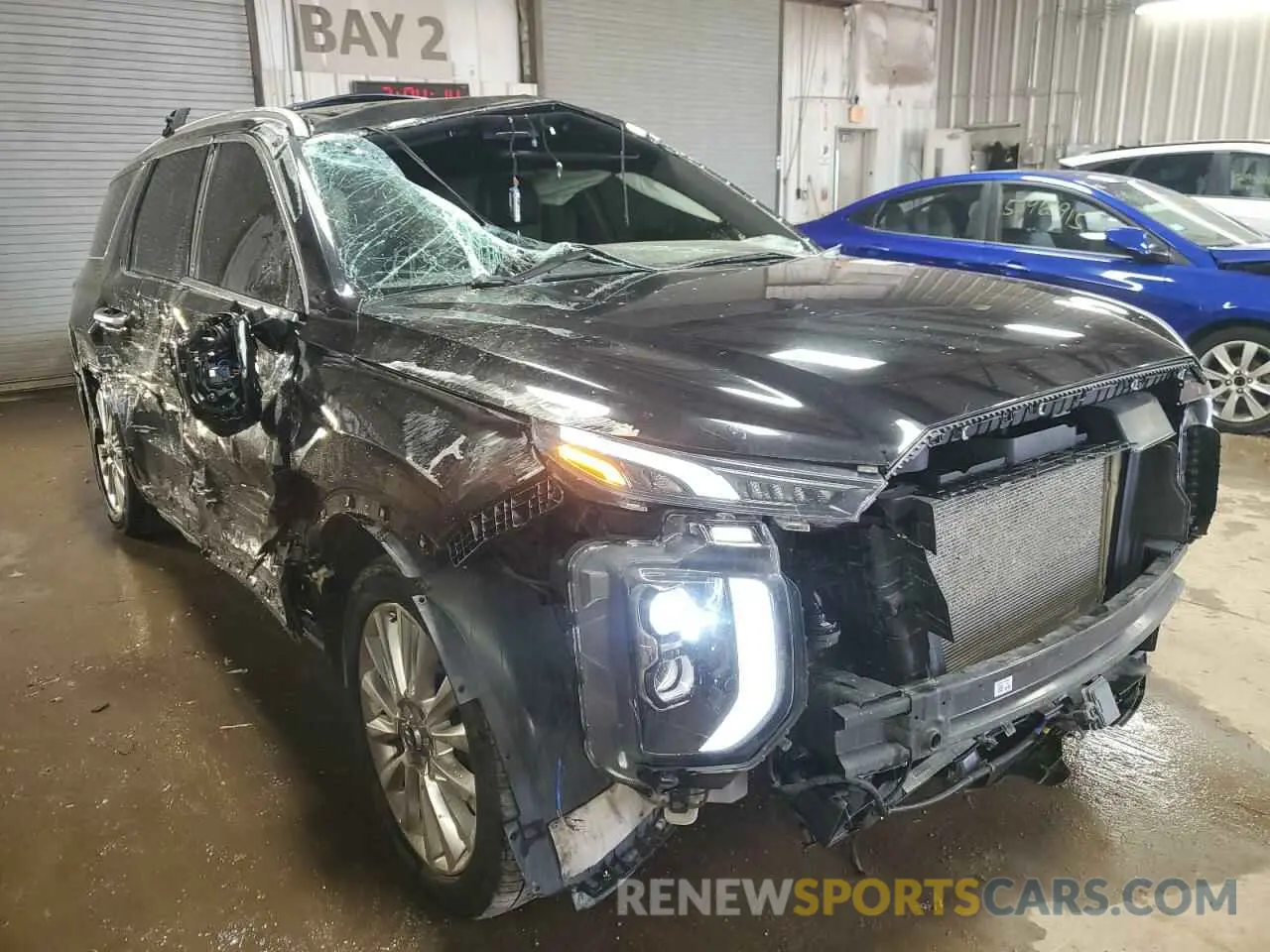 4 Photograph of a damaged car KM8R54HEXLU126391 HYUNDAI PALISADE 2020