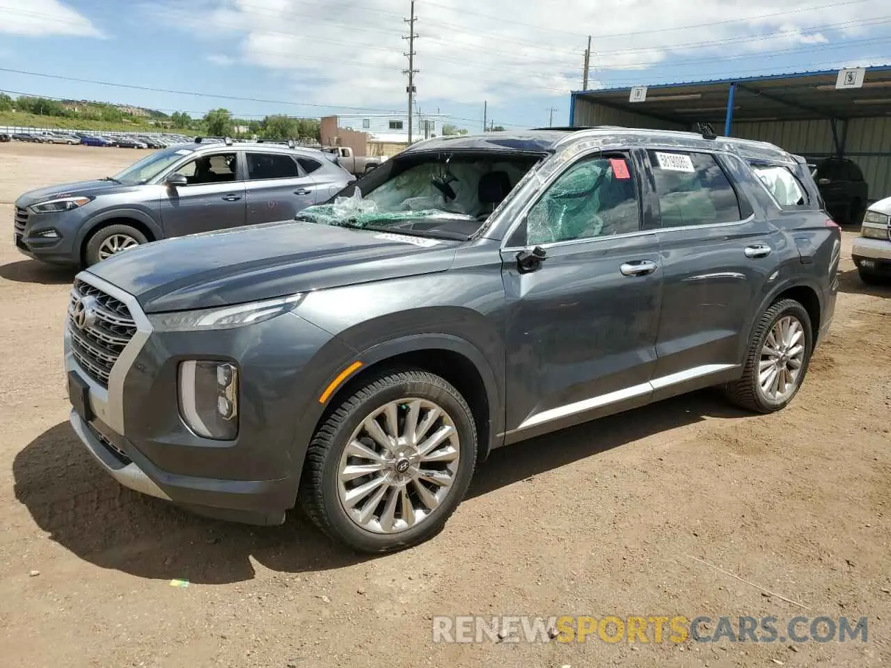 1 Photograph of a damaged car KM8R5DHE1LU081177 HYUNDAI PALISADE 2020