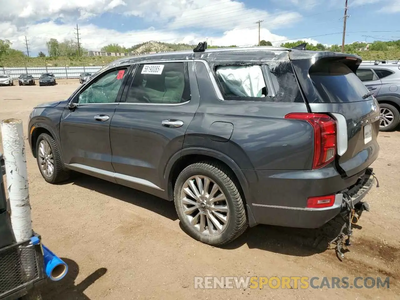 2 Photograph of a damaged car KM8R5DHE1LU081177 HYUNDAI PALISADE 2020