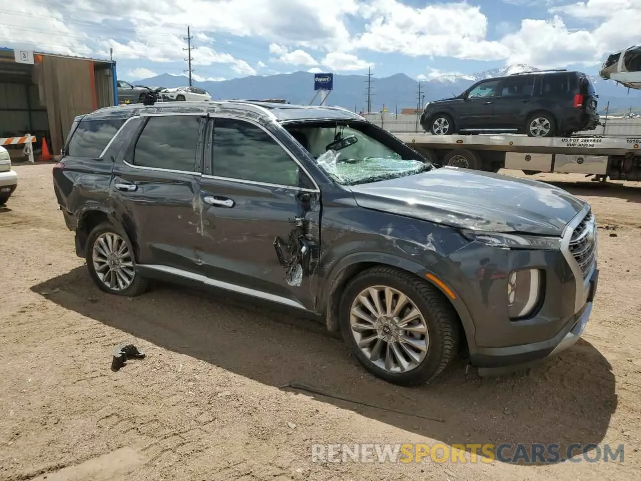 4 Photograph of a damaged car KM8R5DHE1LU081177 HYUNDAI PALISADE 2020