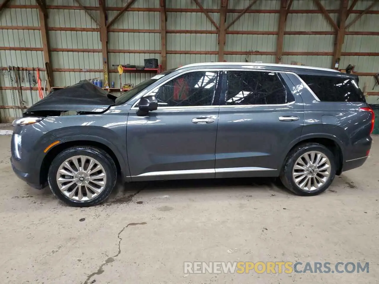 1 Photograph of a damaged car KM8R5DHE1LU131060 HYUNDAI PALISADE 2020