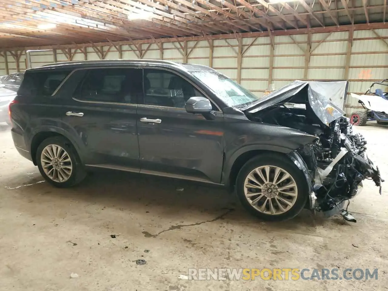 4 Photograph of a damaged car KM8R5DHE1LU131060 HYUNDAI PALISADE 2020