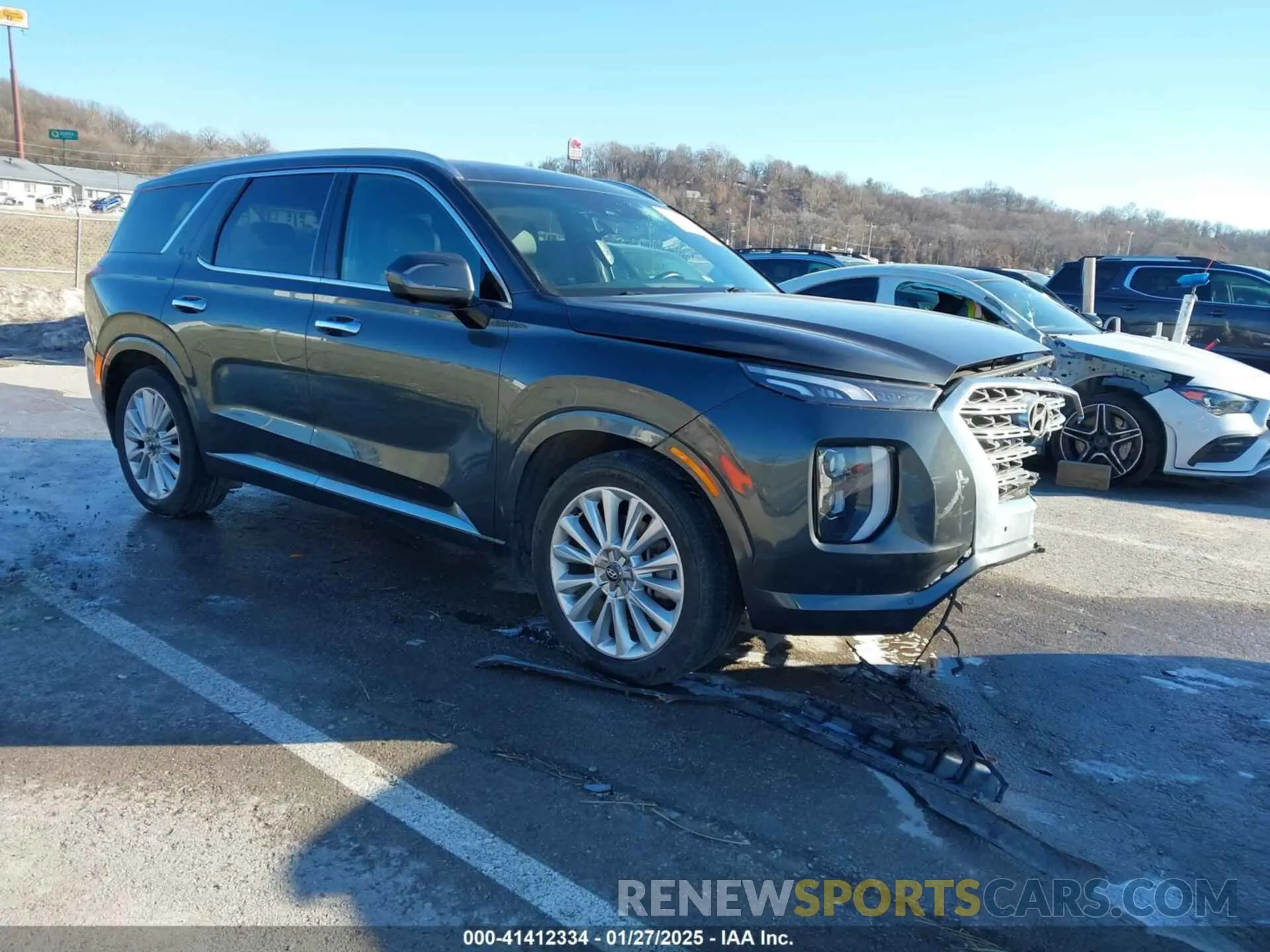 1 Photograph of a damaged car KM8R5DHE2LU120116 HYUNDAI PALISADE 2020