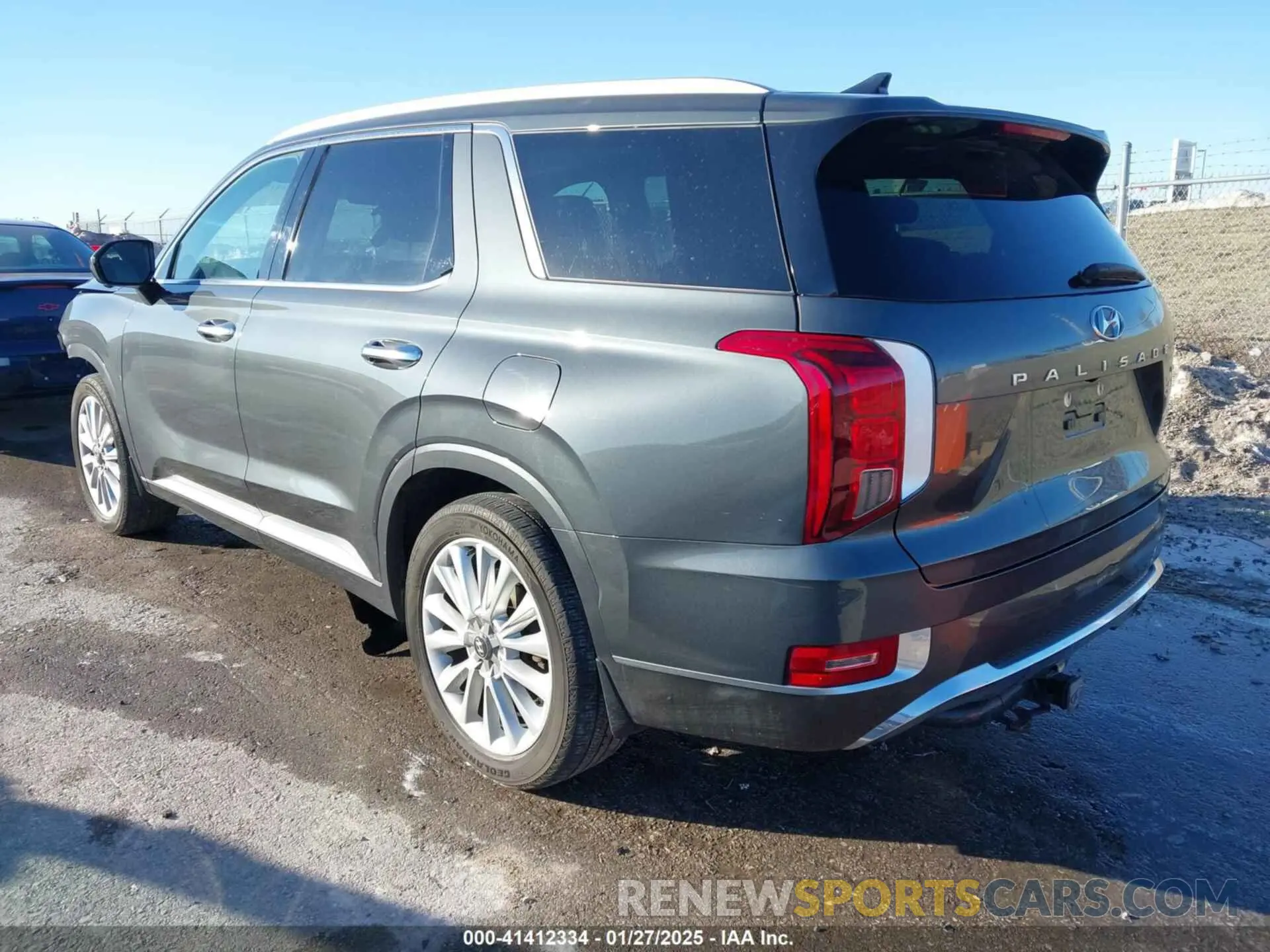 3 Photograph of a damaged car KM8R5DHE2LU120116 HYUNDAI PALISADE 2020