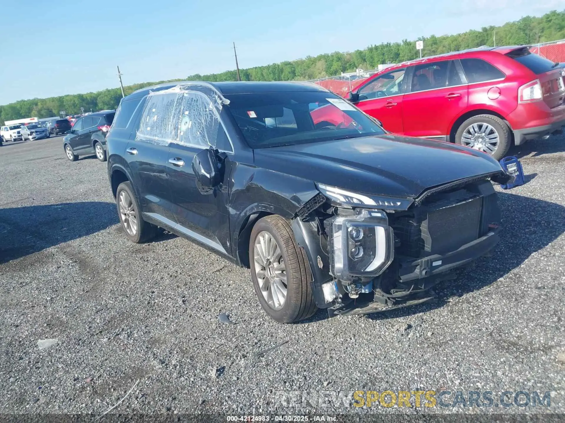 1 Photograph of a damaged car KM8R5DHE3LU057298 HYUNDAI PALISADE 2020
