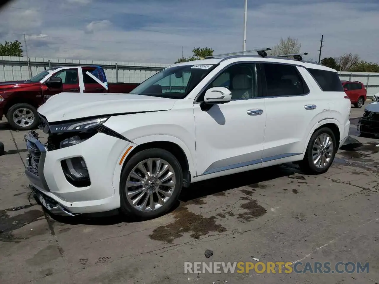 1 Photograph of a damaged car KM8R5DHE3LU104541 HYUNDAI PALISADE 2020