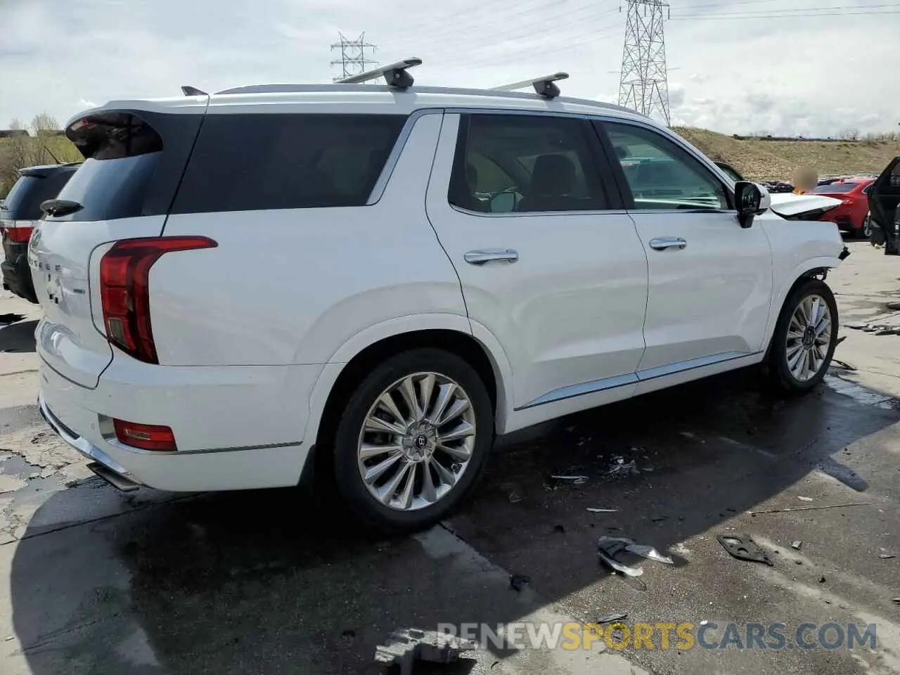 3 Photograph of a damaged car KM8R5DHE3LU104541 HYUNDAI PALISADE 2020