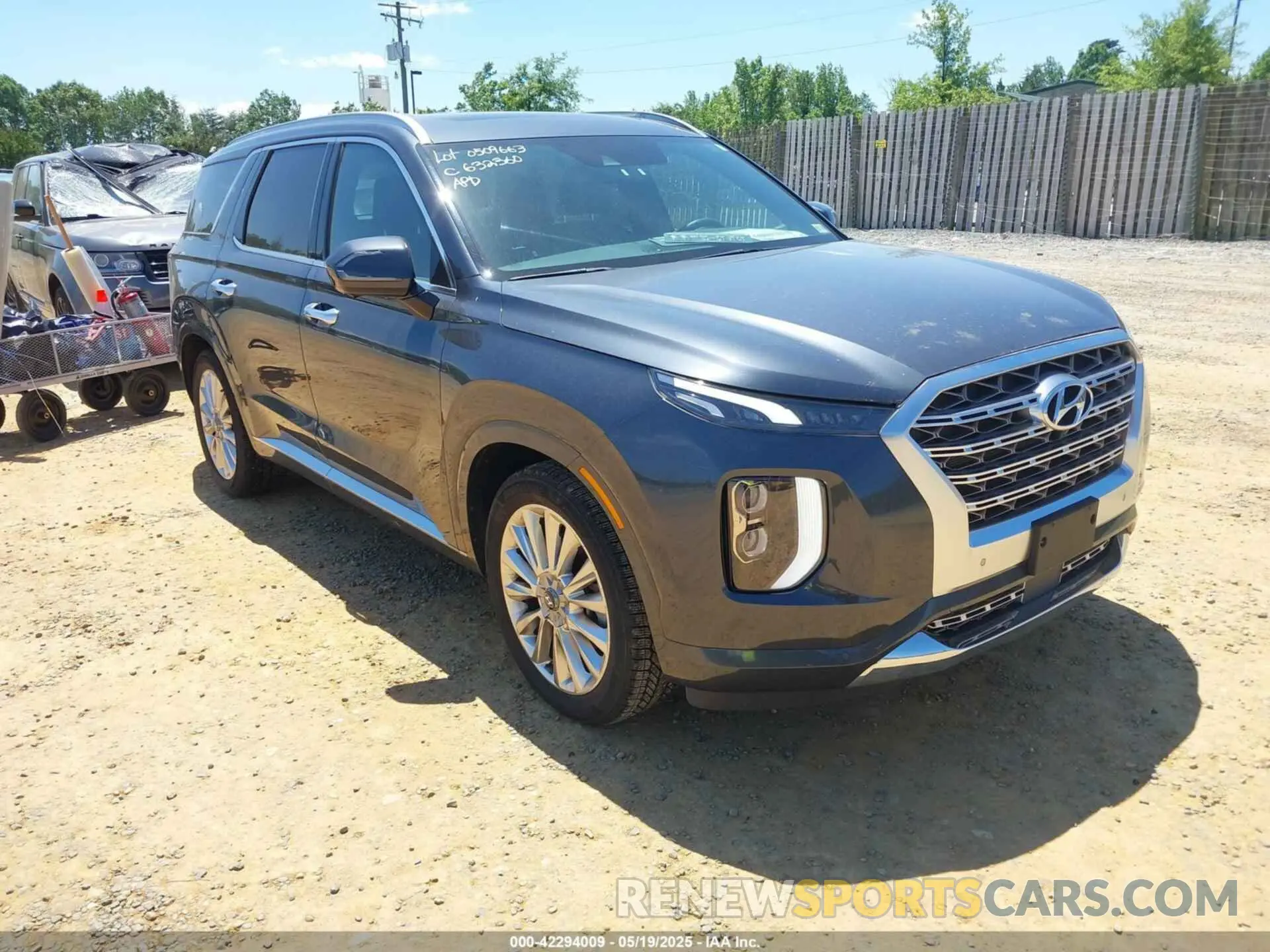 1 Photograph of a damaged car KM8R5DHE4LU082503 HYUNDAI PALISADE 2020