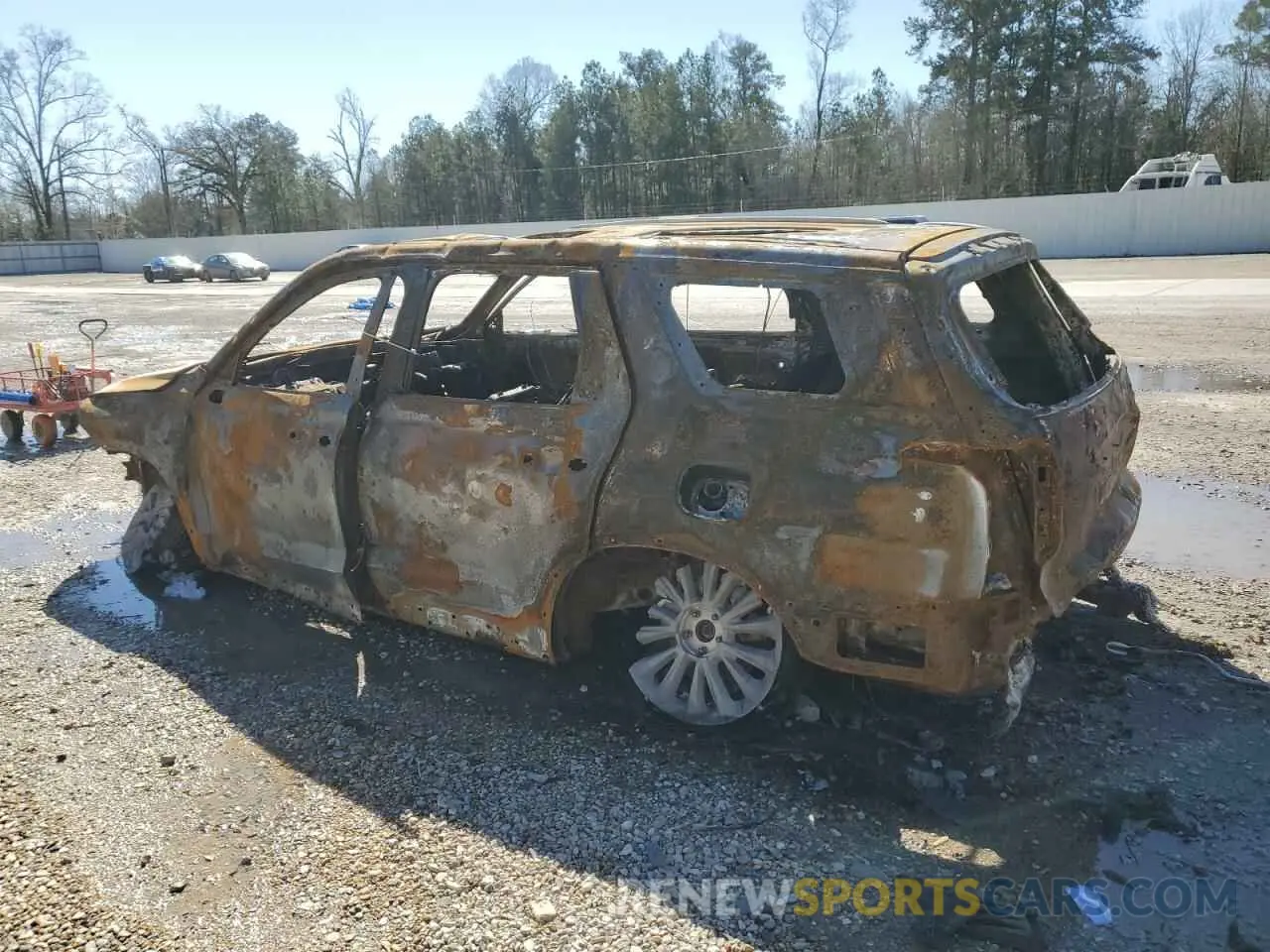 2 Photograph of a damaged car KM8R5DHE4LU102779 HYUNDAI PALISADE 2020