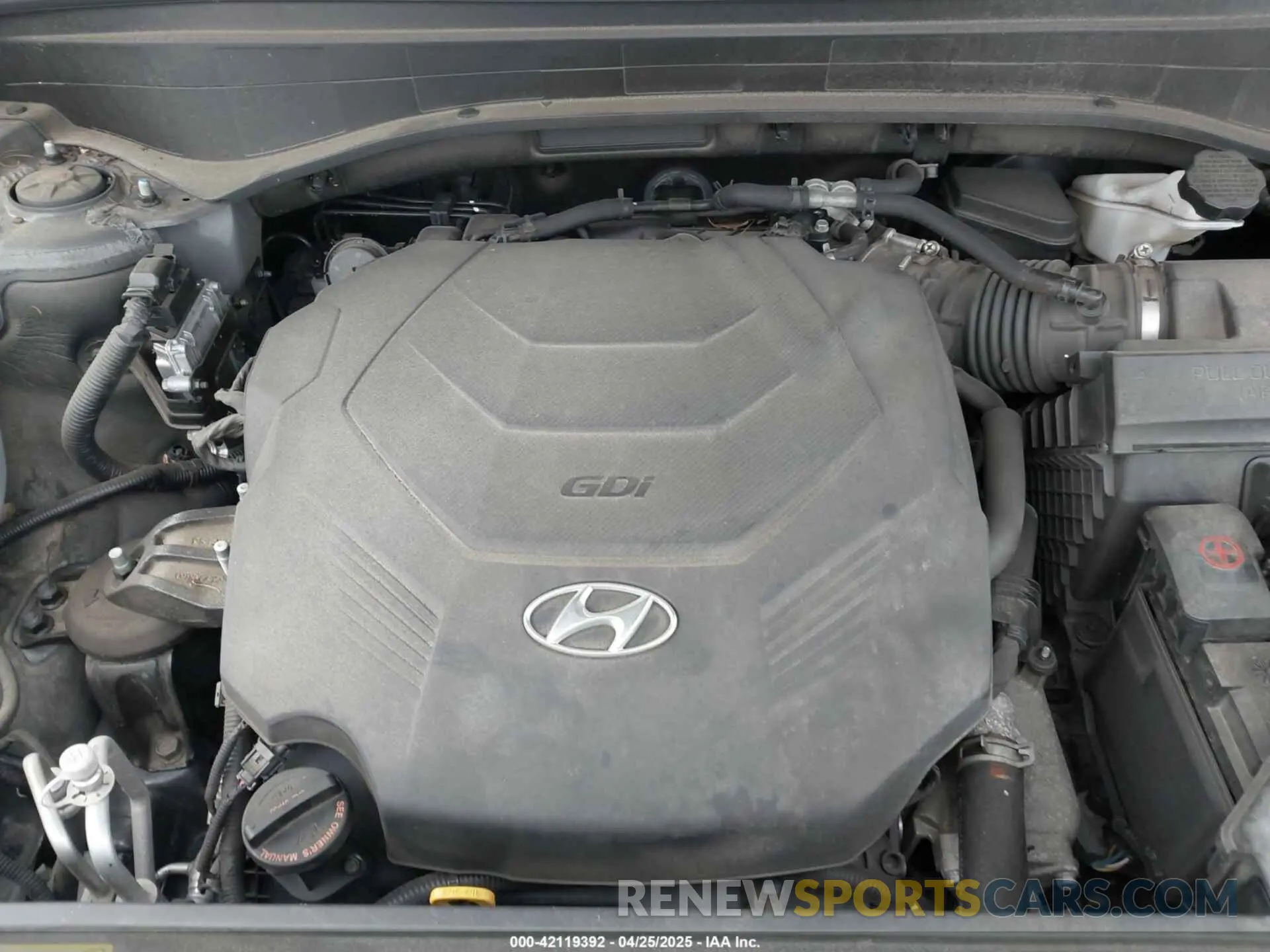 10 Photograph of a damaged car KM8R5DHE4LU124555 HYUNDAI PALISADE 2020