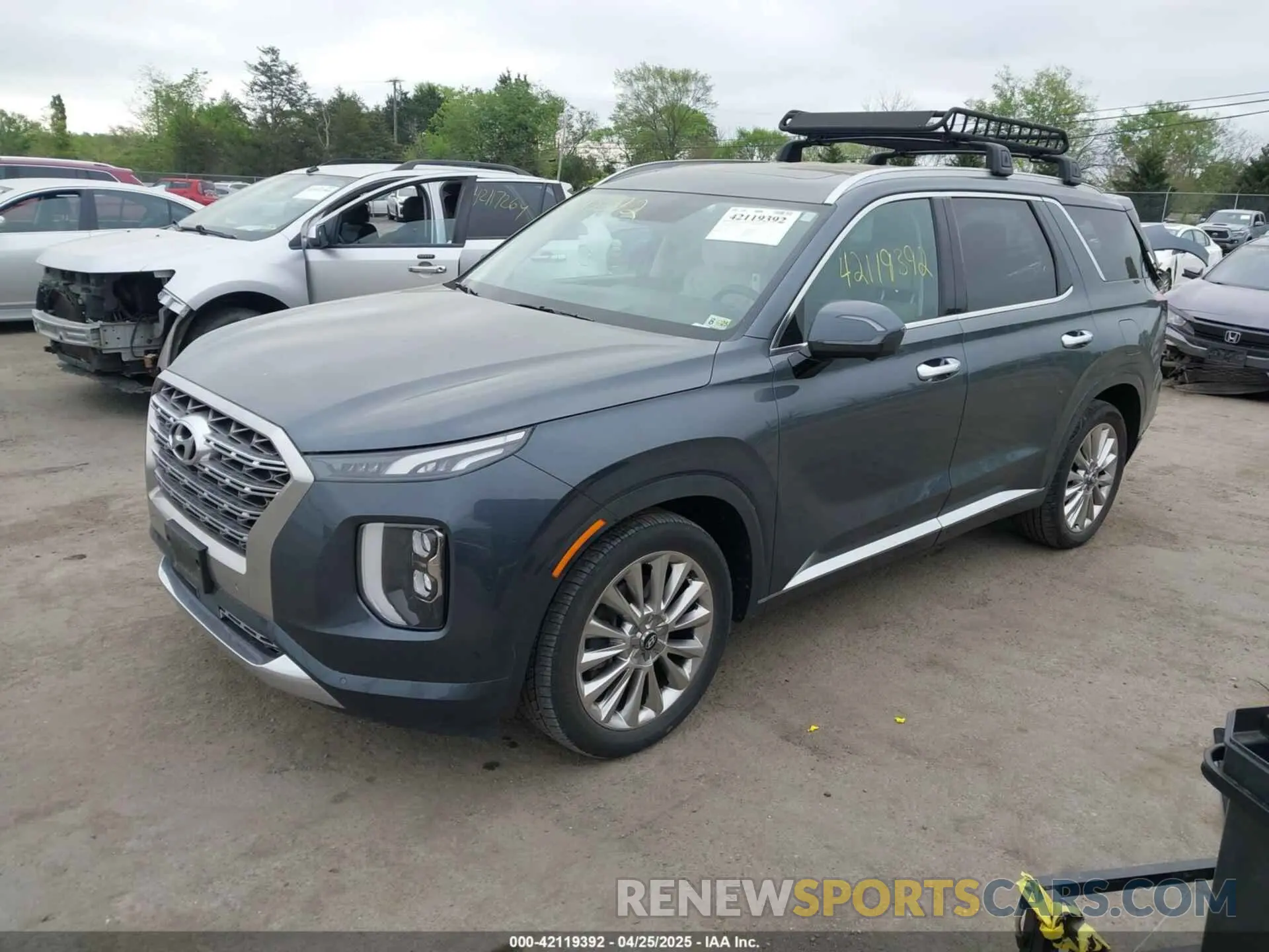 2 Photograph of a damaged car KM8R5DHE4LU124555 HYUNDAI PALISADE 2020