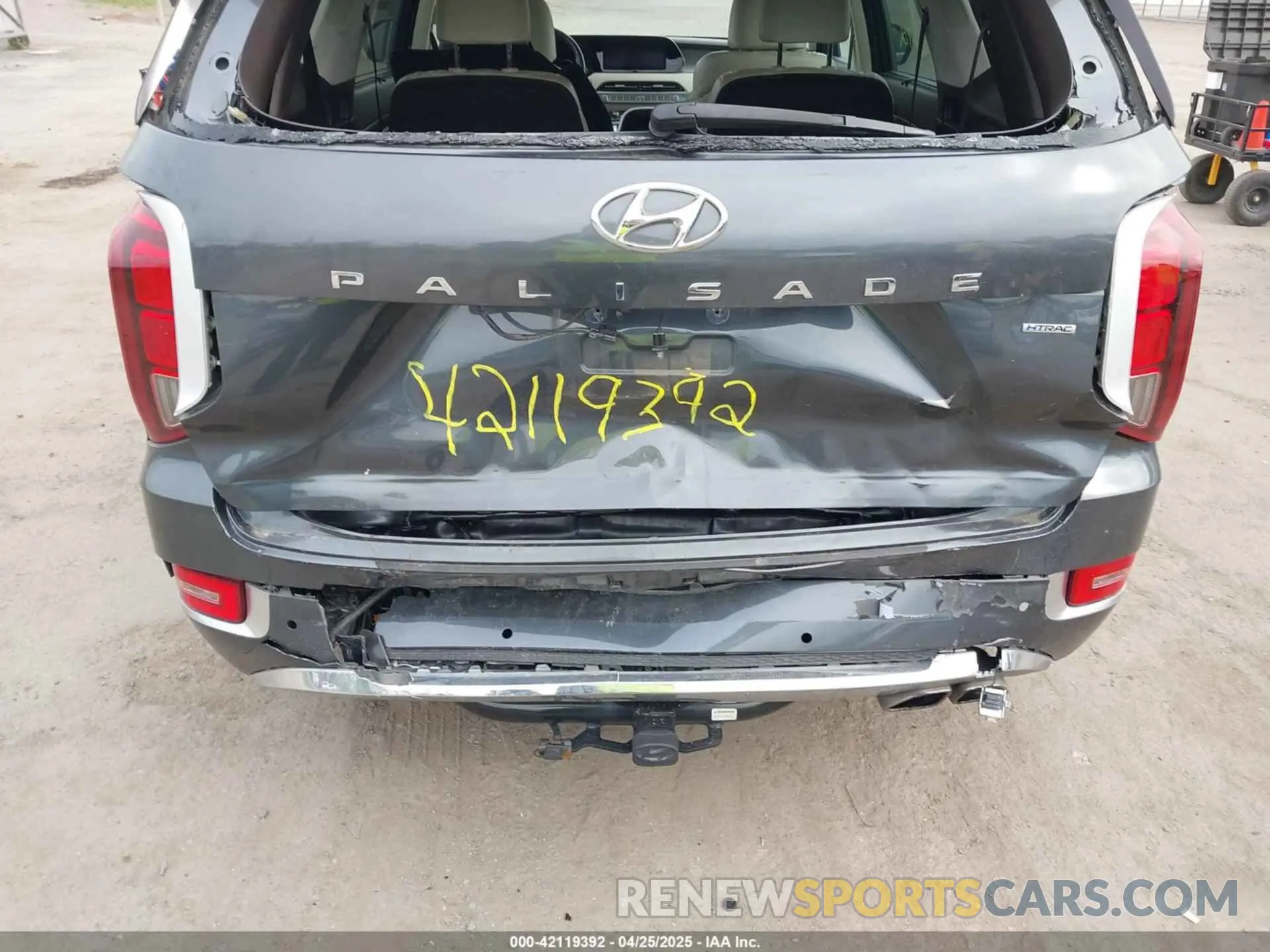 6 Photograph of a damaged car KM8R5DHE4LU124555 HYUNDAI PALISADE 2020