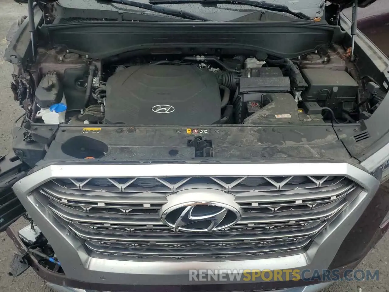 12 Photograph of a damaged car KM8R5DHE5LU046500 HYUNDAI PALISADE 2020