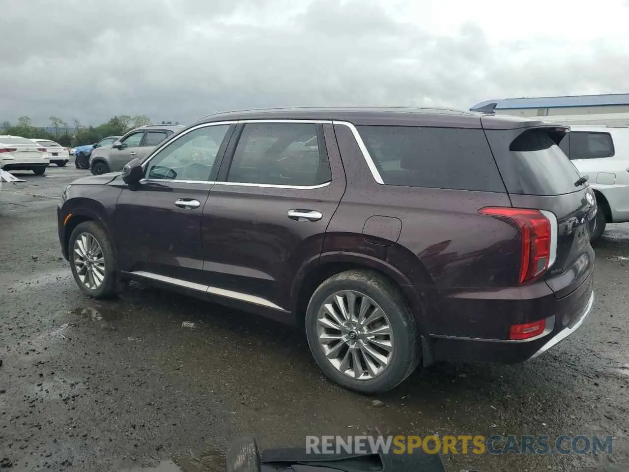 2 Photograph of a damaged car KM8R5DHE5LU046500 HYUNDAI PALISADE 2020