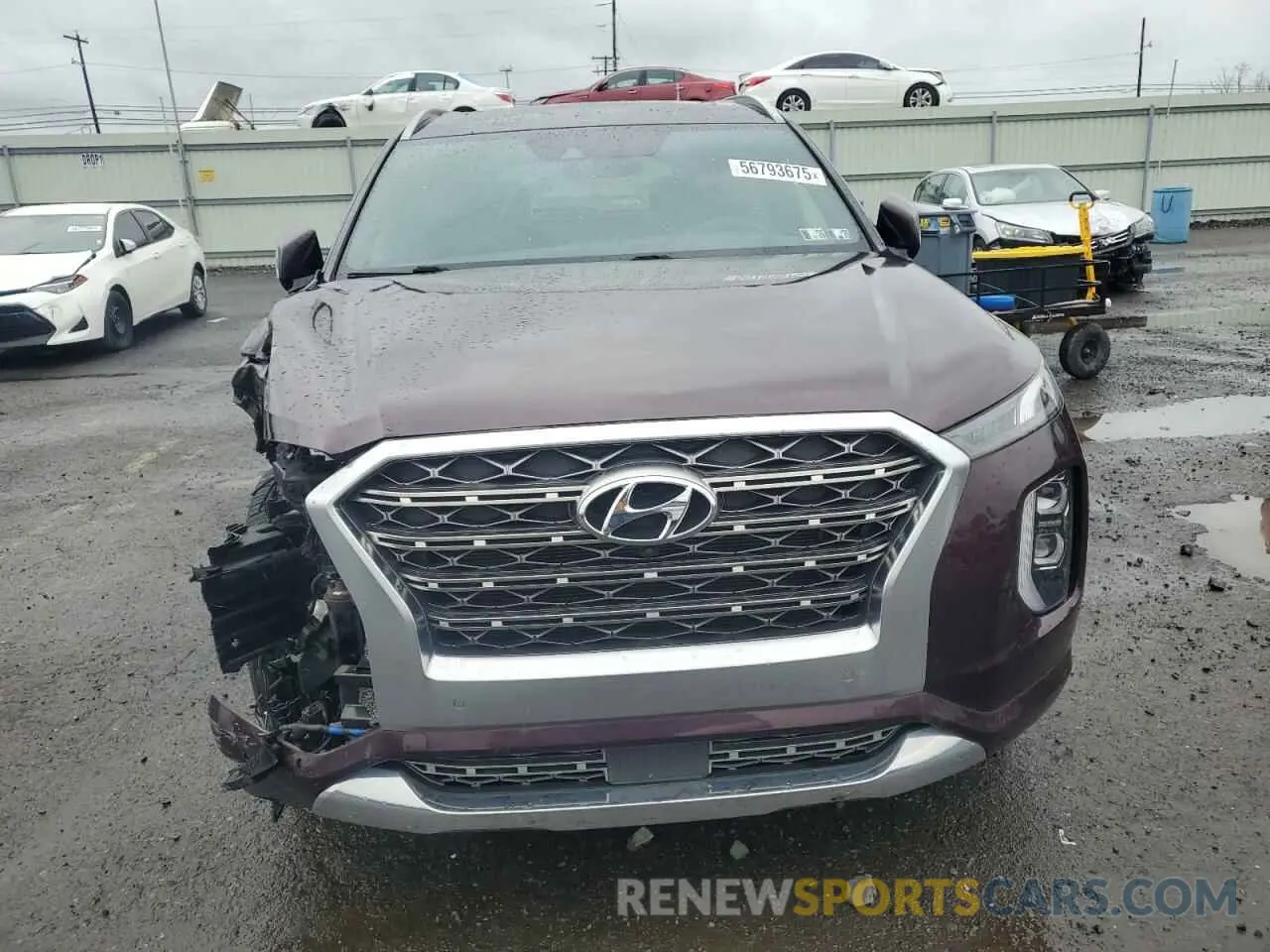5 Photograph of a damaged car KM8R5DHE5LU046500 HYUNDAI PALISADE 2020