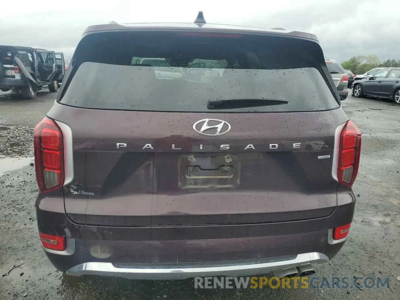 6 Photograph of a damaged car KM8R5DHE5LU046500 HYUNDAI PALISADE 2020