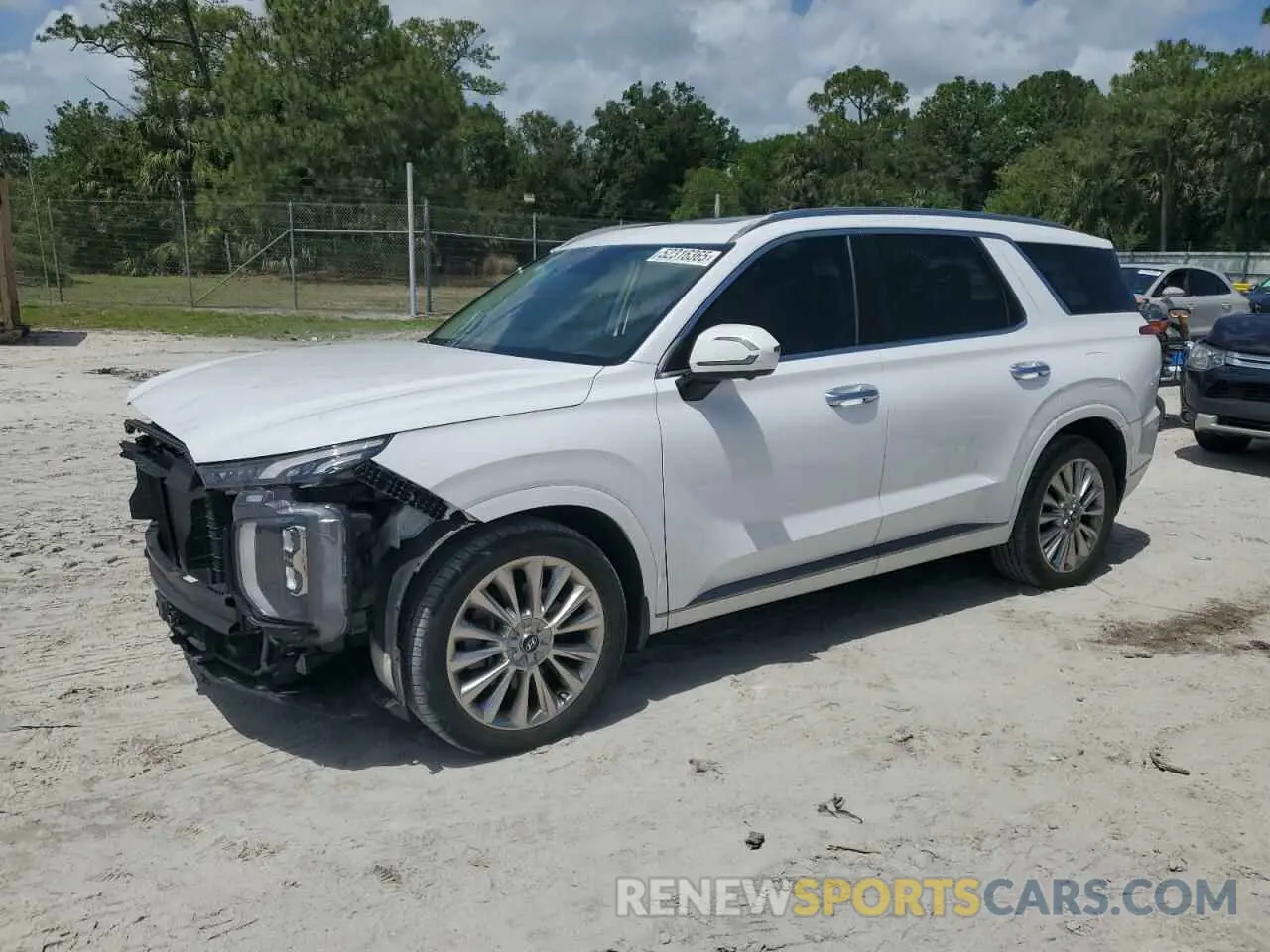 1 Photograph of a damaged car KM8R5DHE5LU050126 HYUNDAI PALISADE 2020