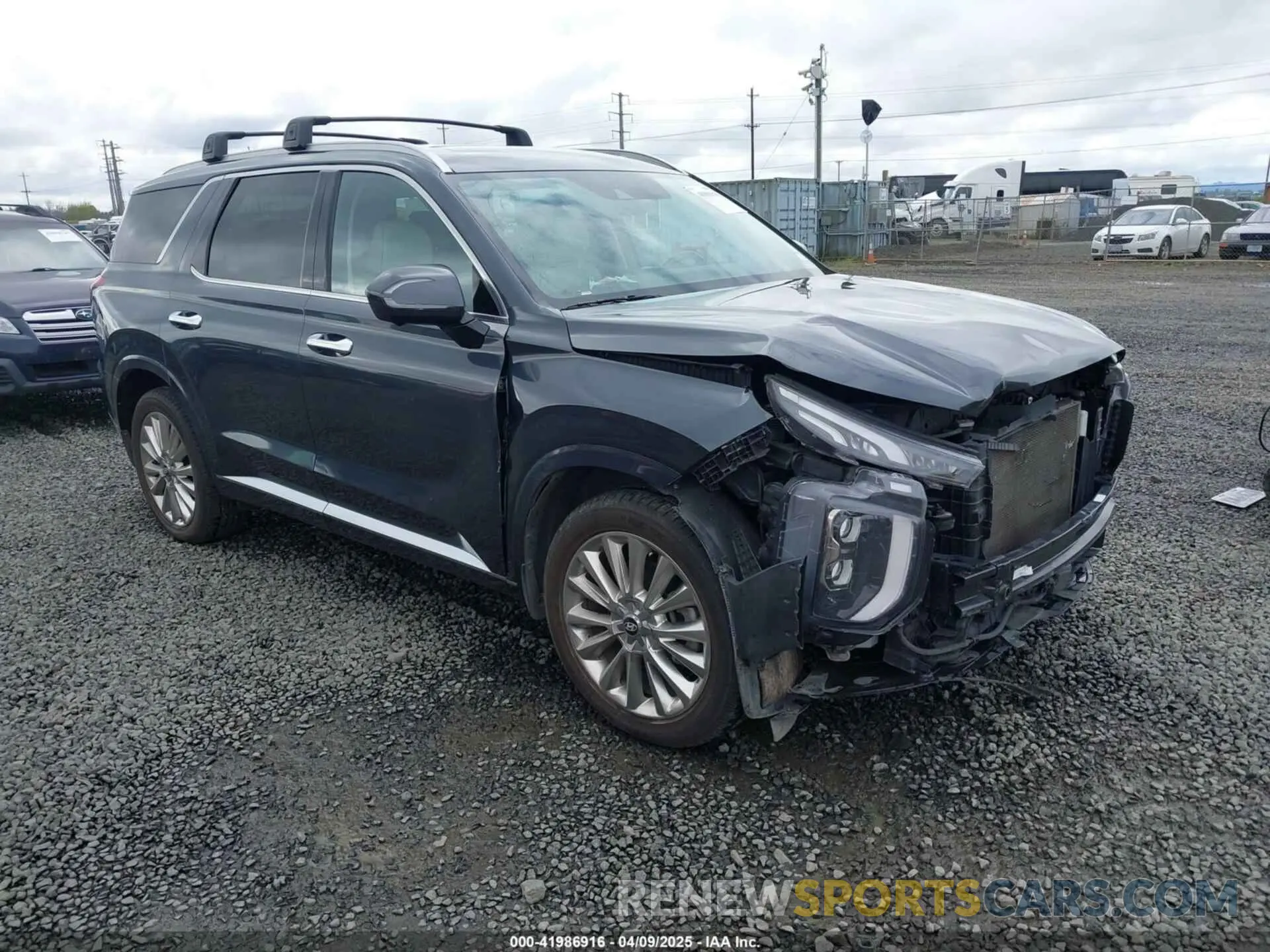 1 Photograph of a damaged car KM8R5DHE6LU083149 HYUNDAI PALISADE 2020
