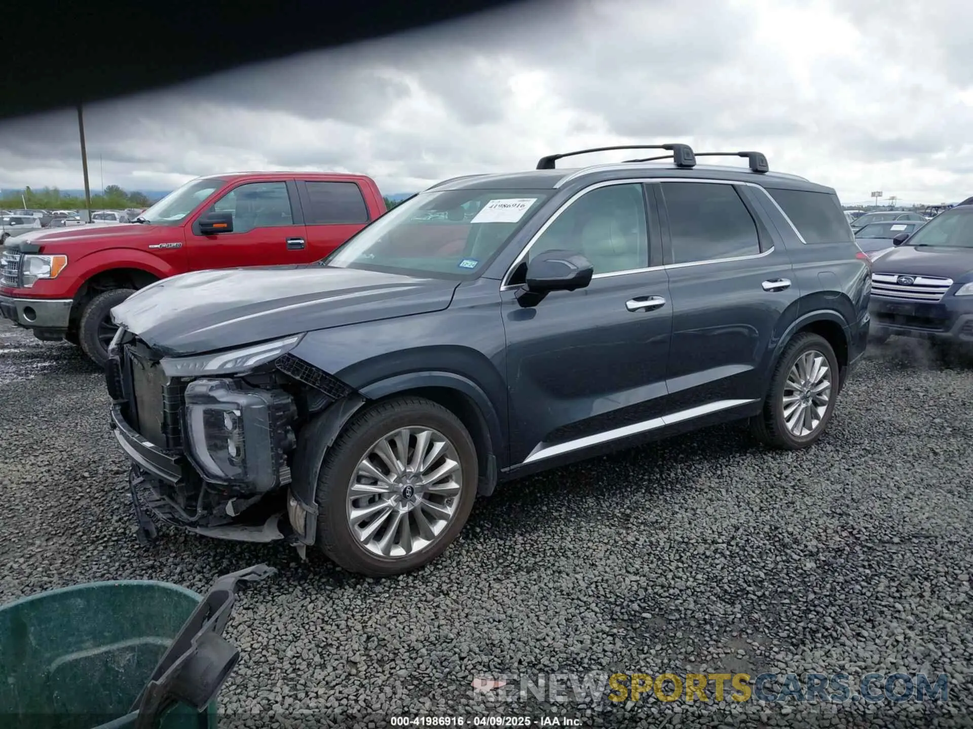 2 Photograph of a damaged car KM8R5DHE6LU083149 HYUNDAI PALISADE 2020