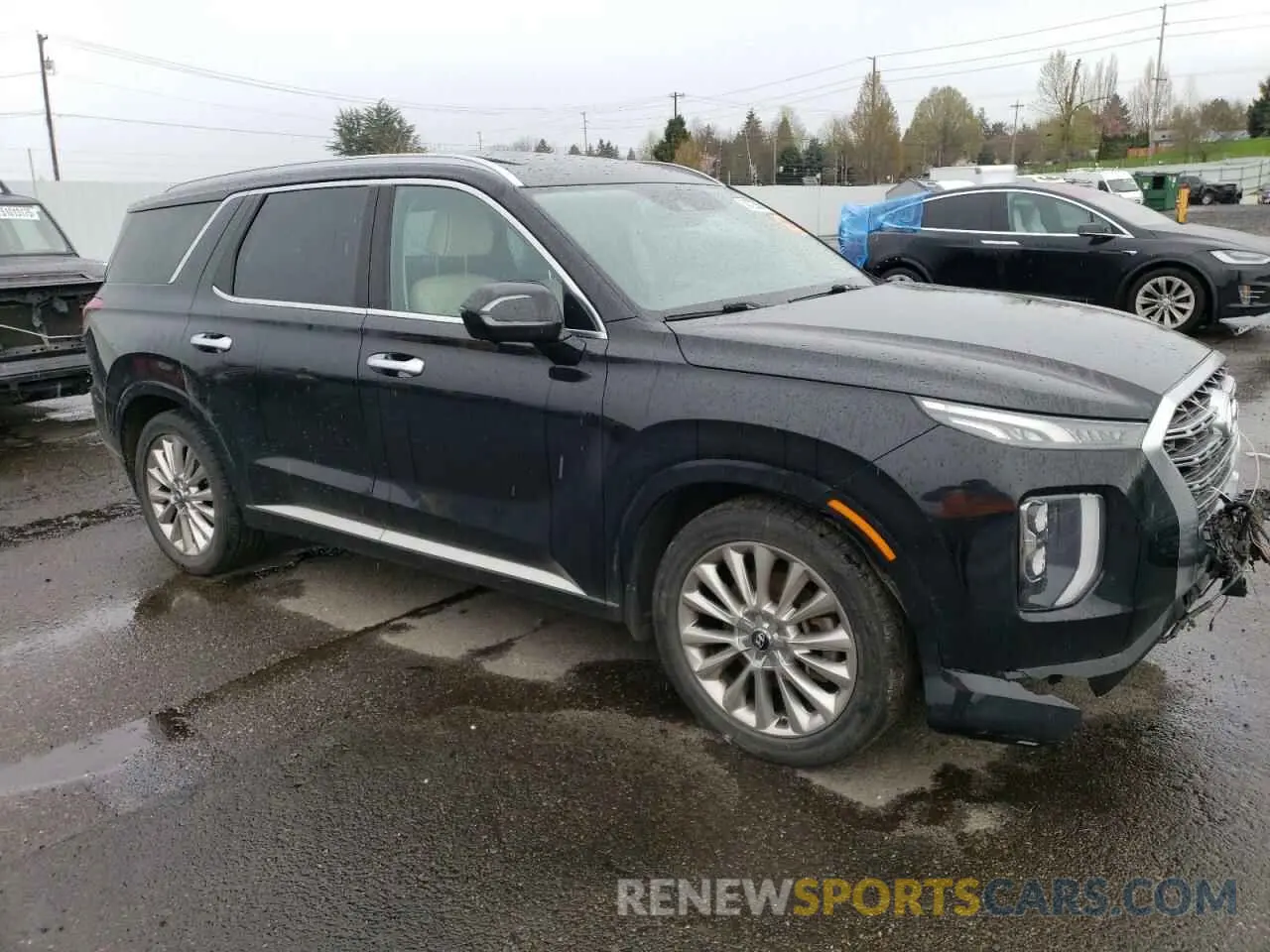 4 Photograph of a damaged car KM8R5DHE8LU114532 HYUNDAI PALISADE 2020