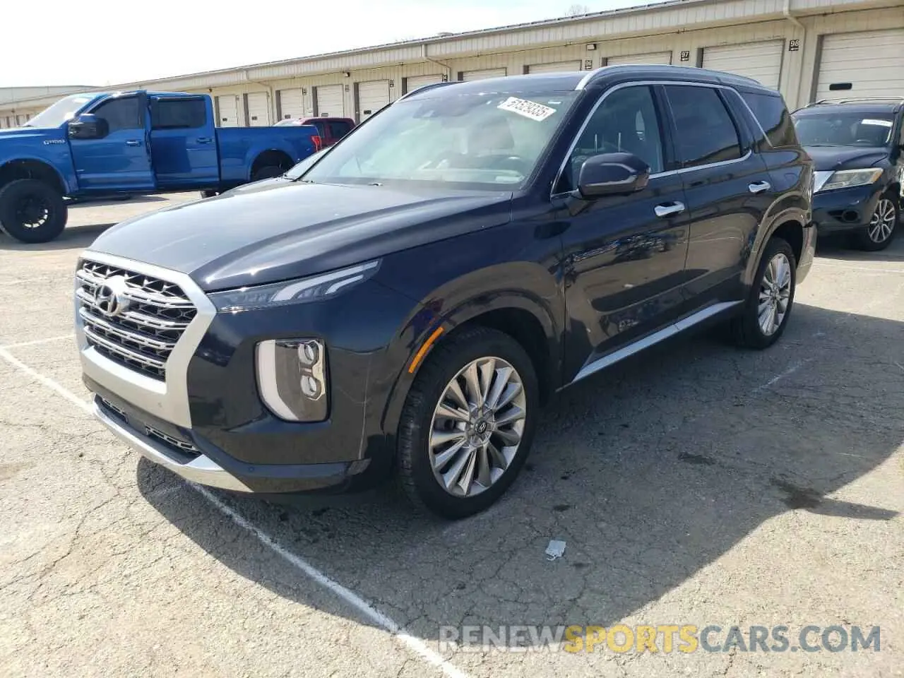 1 Photograph of a damaged car KM8R5DHE8LU161267 HYUNDAI PALISADE 2020