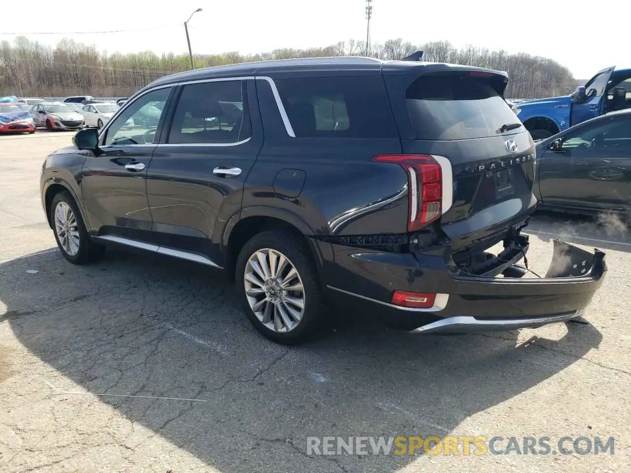 2 Photograph of a damaged car KM8R5DHE8LU161267 HYUNDAI PALISADE 2020