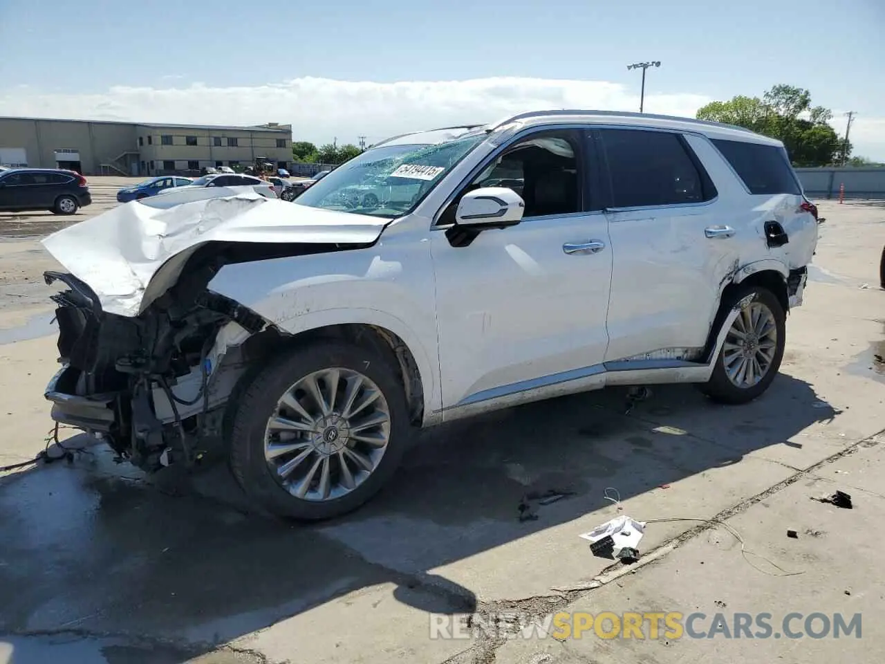 1 Photograph of a damaged car KM8R5DHE9LU102289 HYUNDAI PALISADE 2020