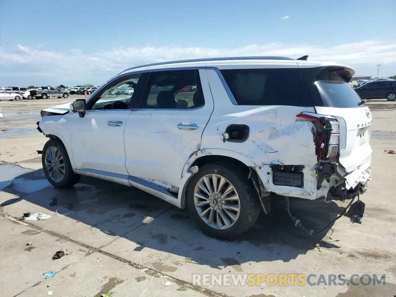2 Photograph of a damaged car KM8R5DHE9LU102289 HYUNDAI PALISADE 2020