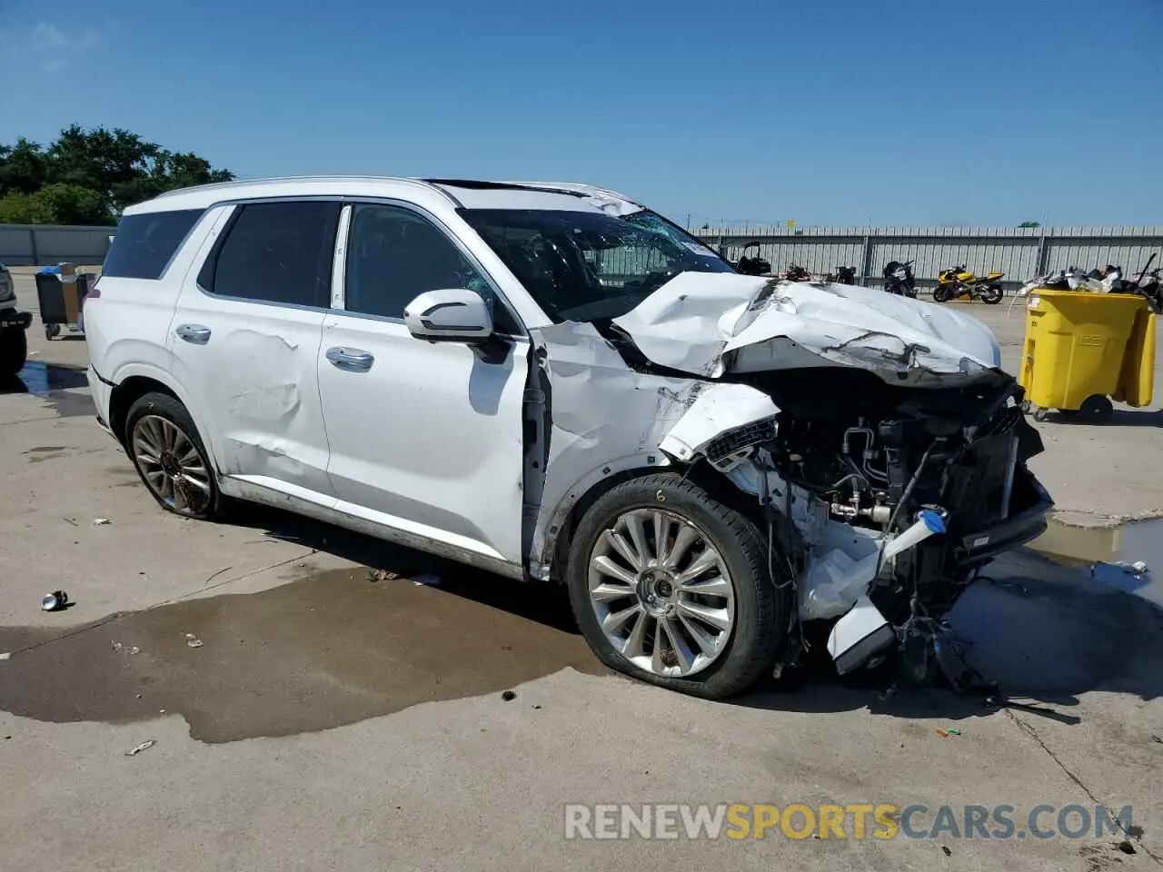 4 Photograph of a damaged car KM8R5DHE9LU102289 HYUNDAI PALISADE 2020