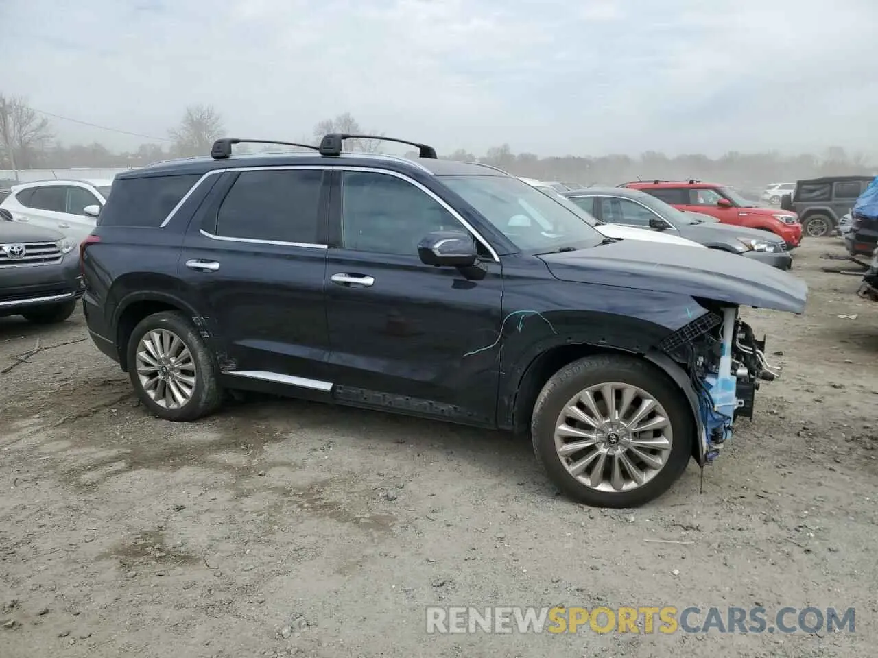 4 Photograph of a damaged car KM8R5DHEXLU116542 HYUNDAI PALISADE 2020
