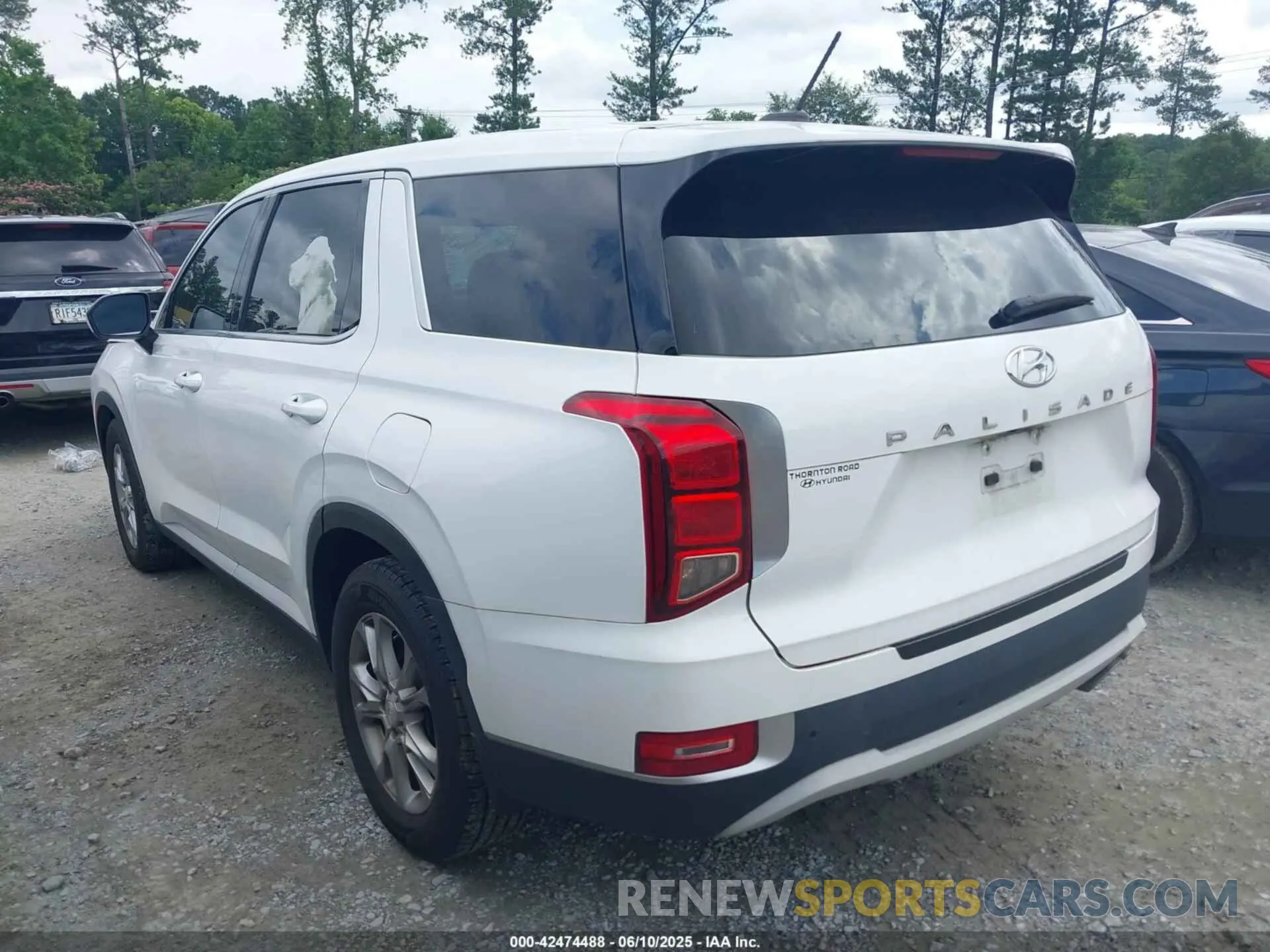 3 Photograph of a damaged car KM8R14HE6MU208471 HYUNDAI PALISADE 2021