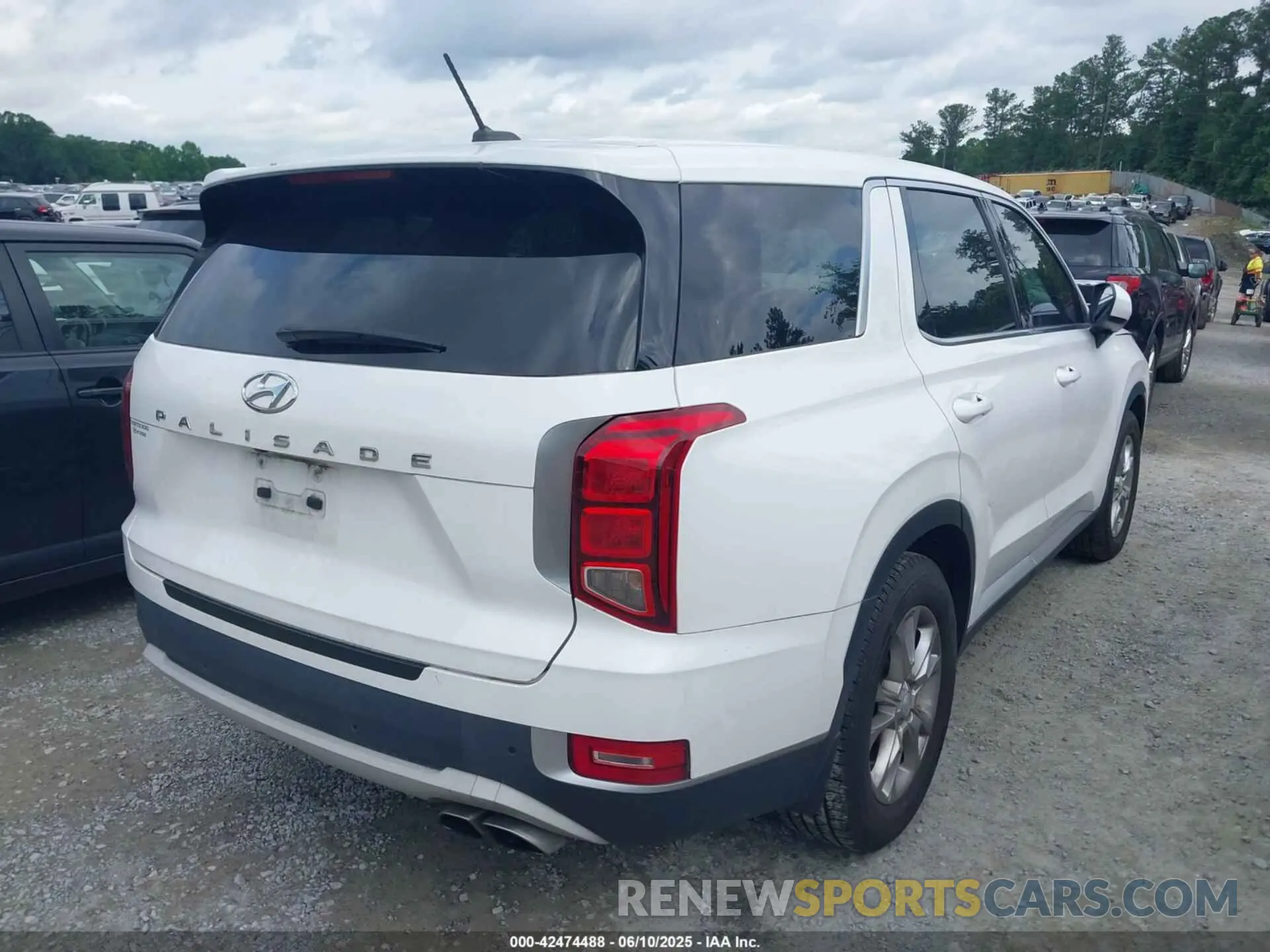 4 Photograph of a damaged car KM8R14HE6MU208471 HYUNDAI PALISADE 2021
