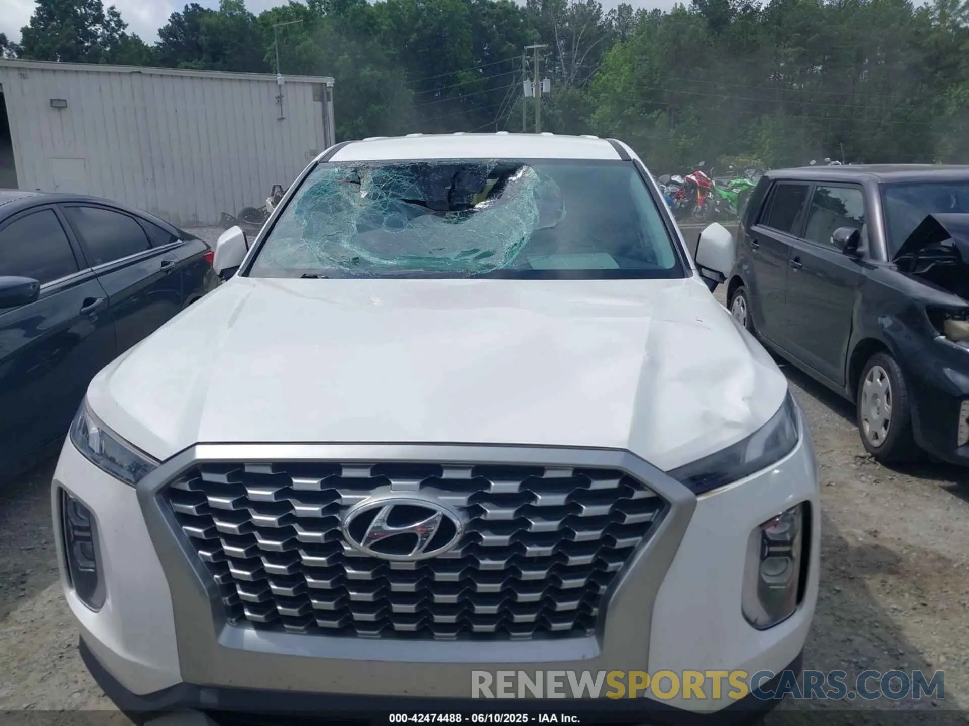 6 Photograph of a damaged car KM8R14HE6MU208471 HYUNDAI PALISADE 2021