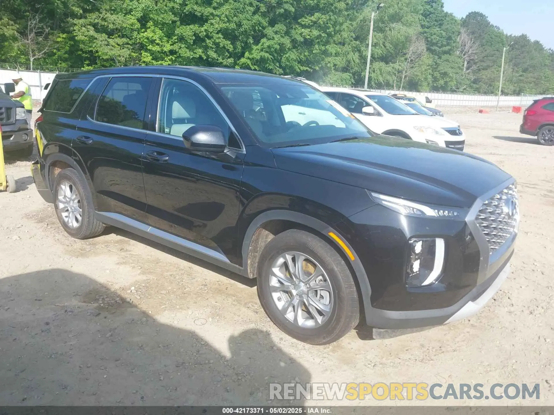 1 Photograph of a damaged car KM8R14HE6MU330683 HYUNDAI PALISADE 2021