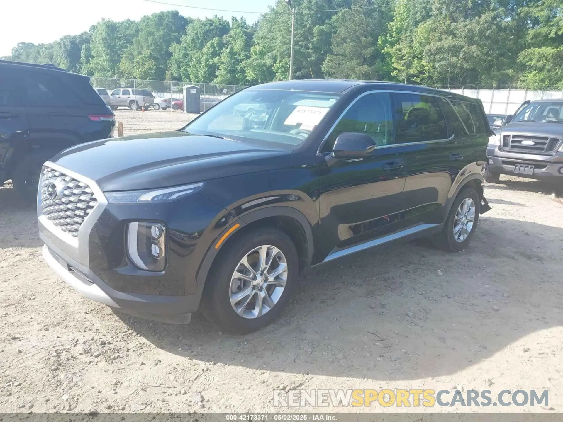 2 Photograph of a damaged car KM8R14HE6MU330683 HYUNDAI PALISADE 2021