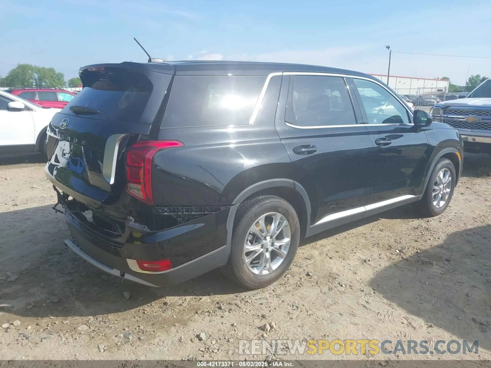 4 Photograph of a damaged car KM8R14HE6MU330683 HYUNDAI PALISADE 2021
