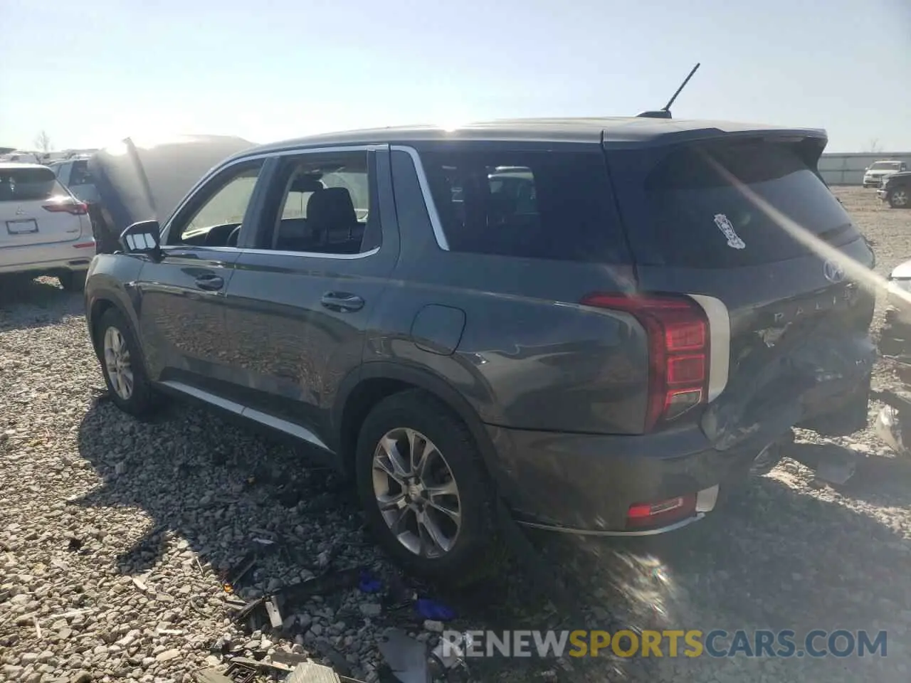 2 Photograph of a damaged car KM8R14HEXMU281987 HYUNDAI PALISADE 2021