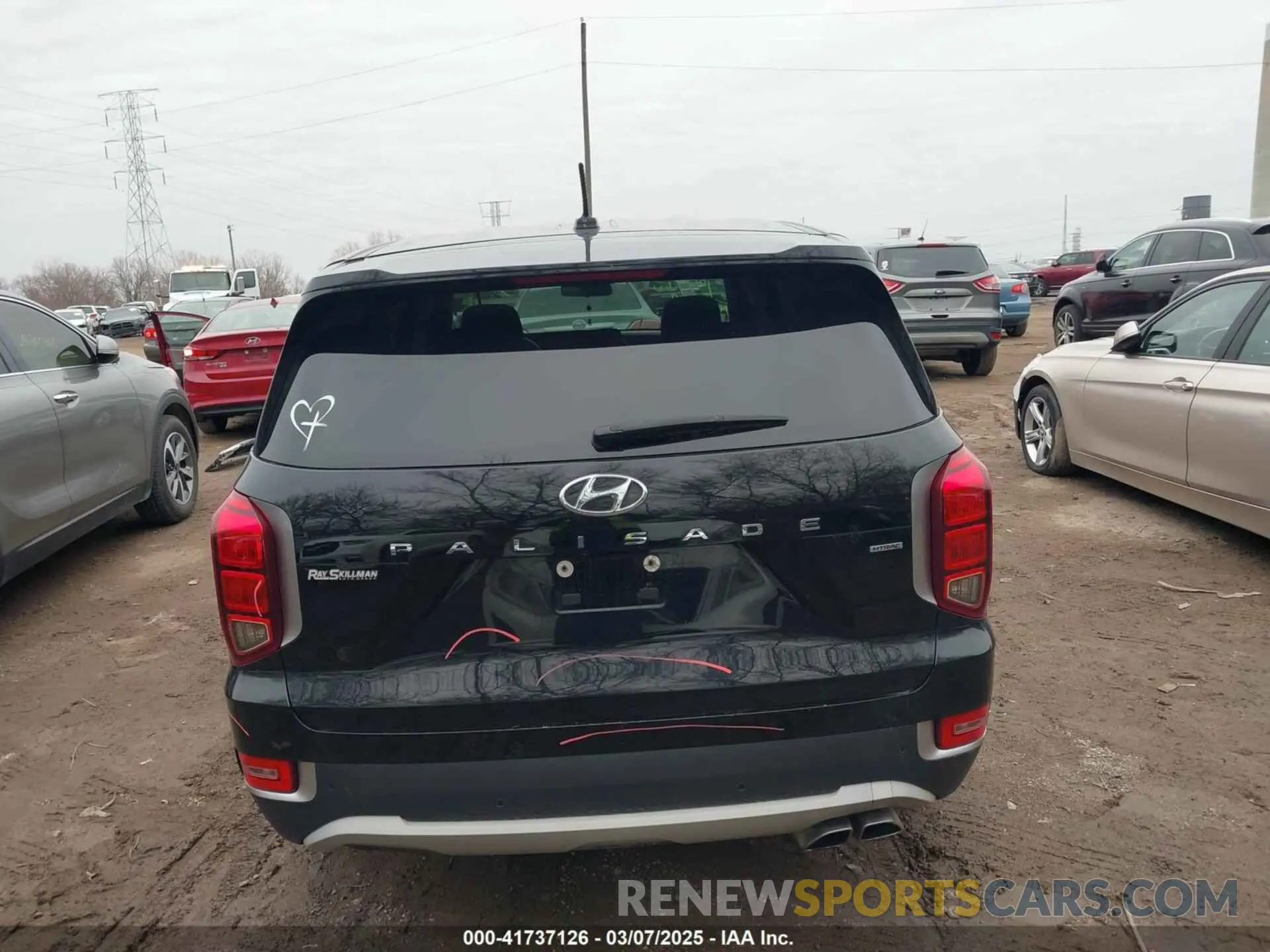 16 Photograph of a damaged car KM8R1DHE0MU222902 HYUNDAI PALISADE 2021