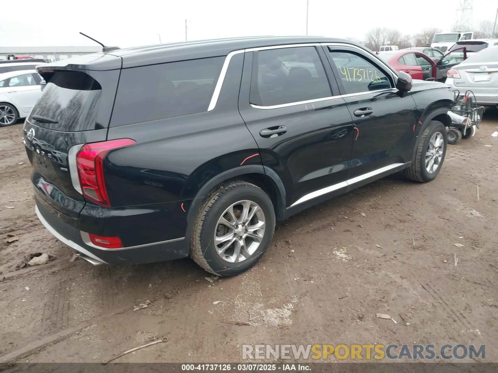 4 Photograph of a damaged car KM8R1DHE0MU222902 HYUNDAI PALISADE 2021